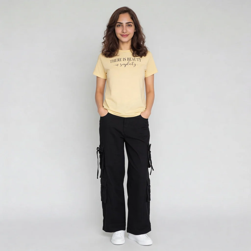 Cotton Graphic Crew Neck T-Shirt