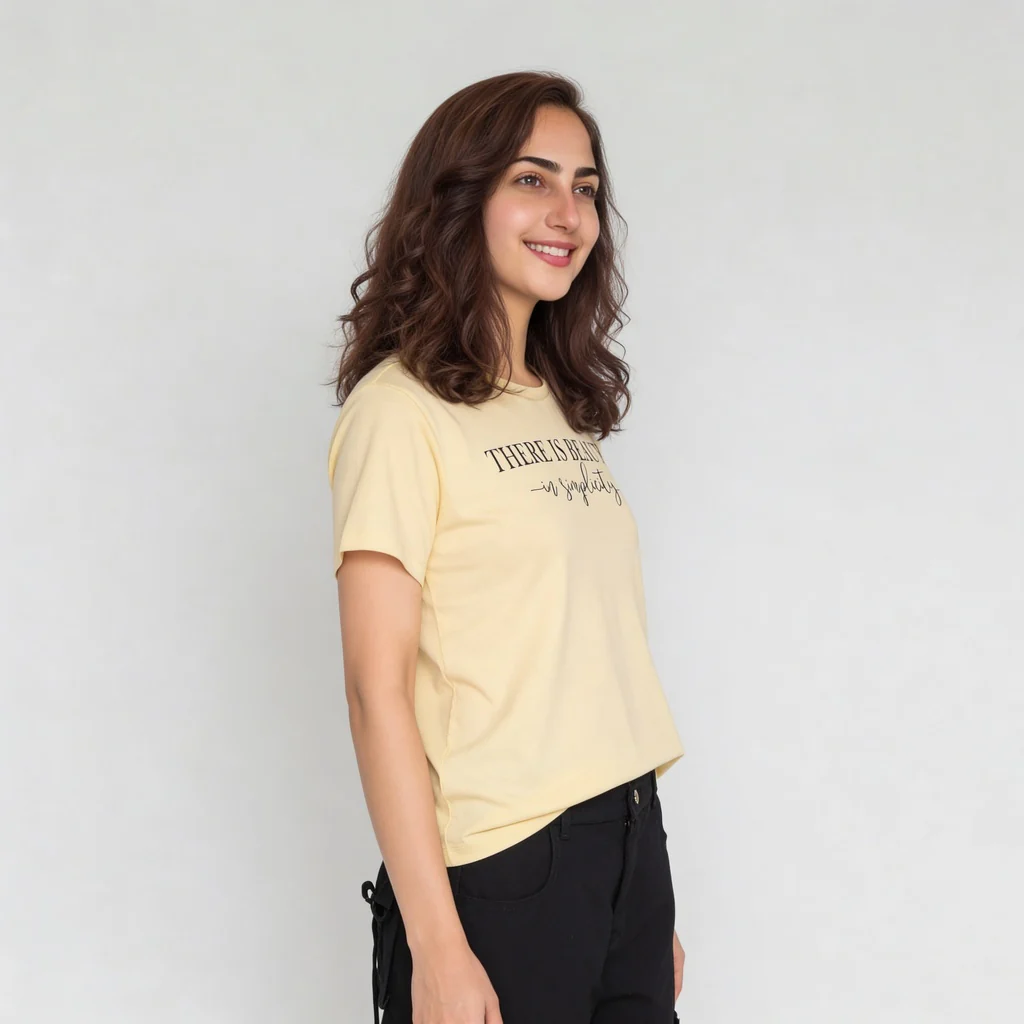 Cotton Graphic Crew Neck T-Shirt - Image 5