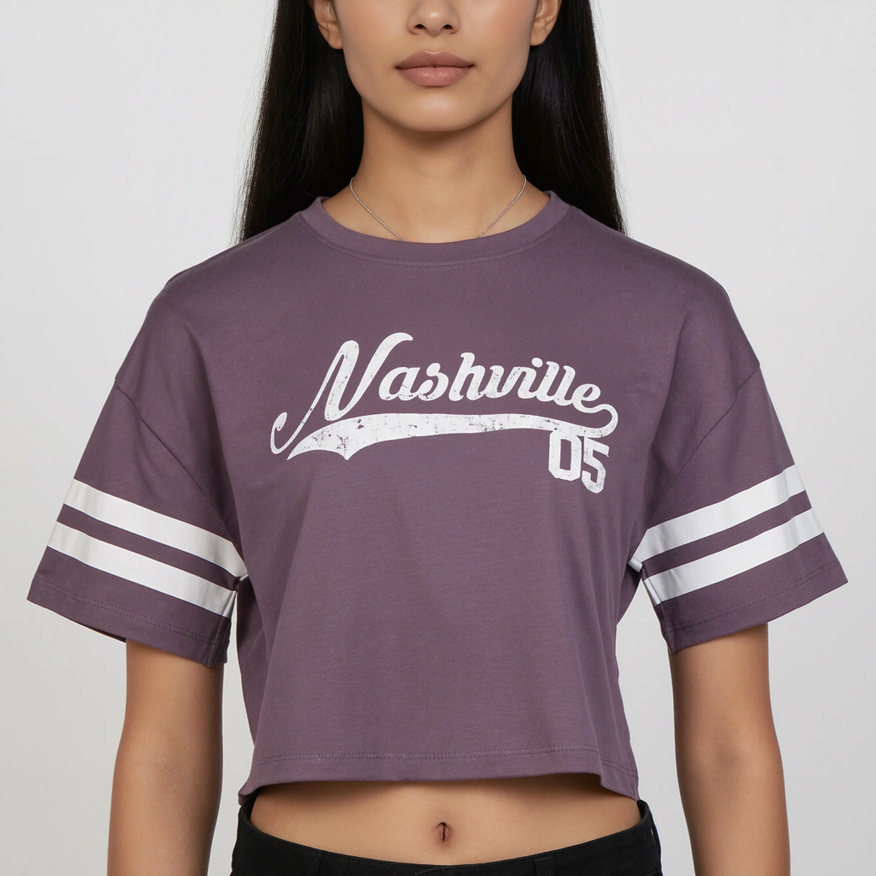 Cotton Graphic Crop Boxy T-Shirt - Image 4
