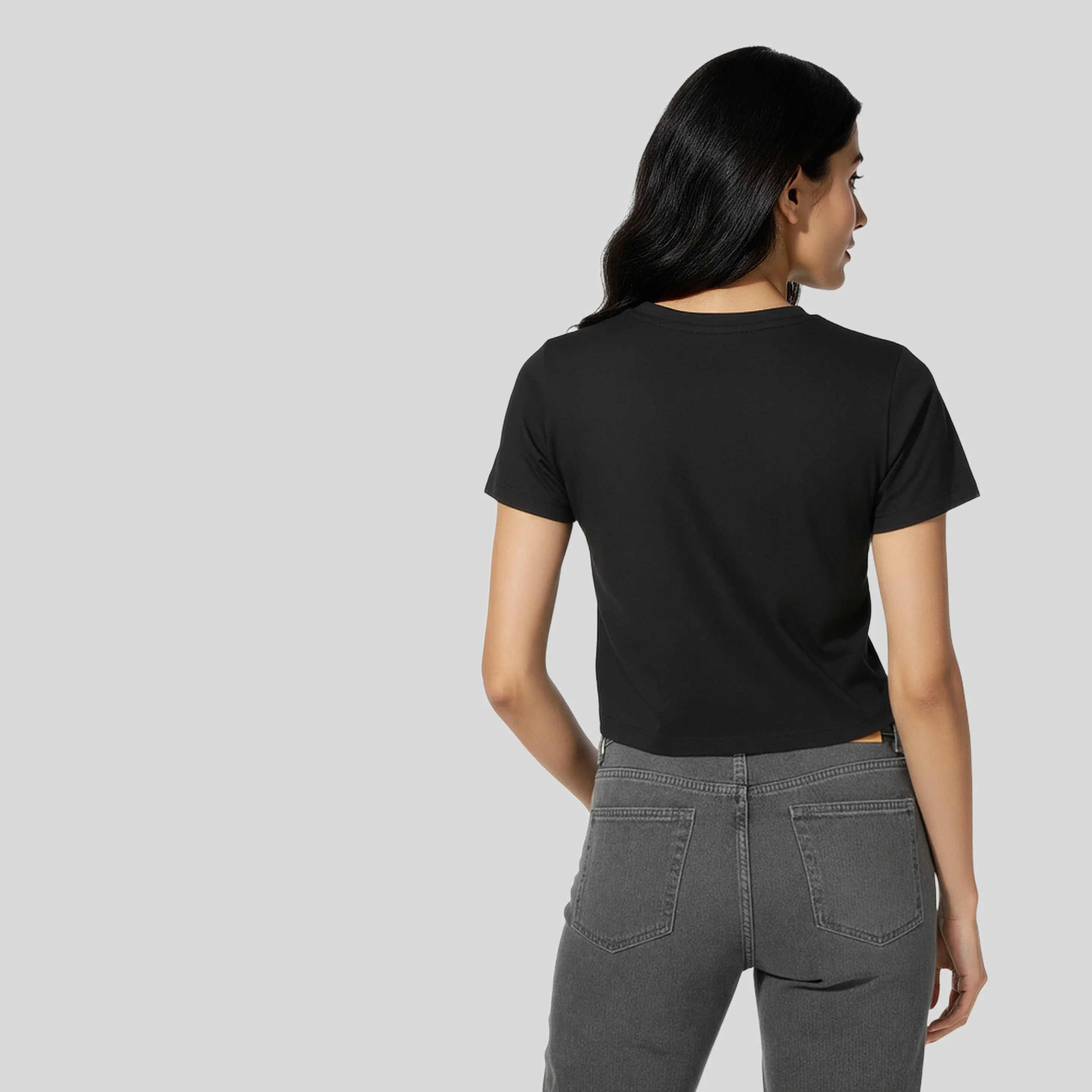 Cotton Graphic Crop T-Shirt - Image 3
