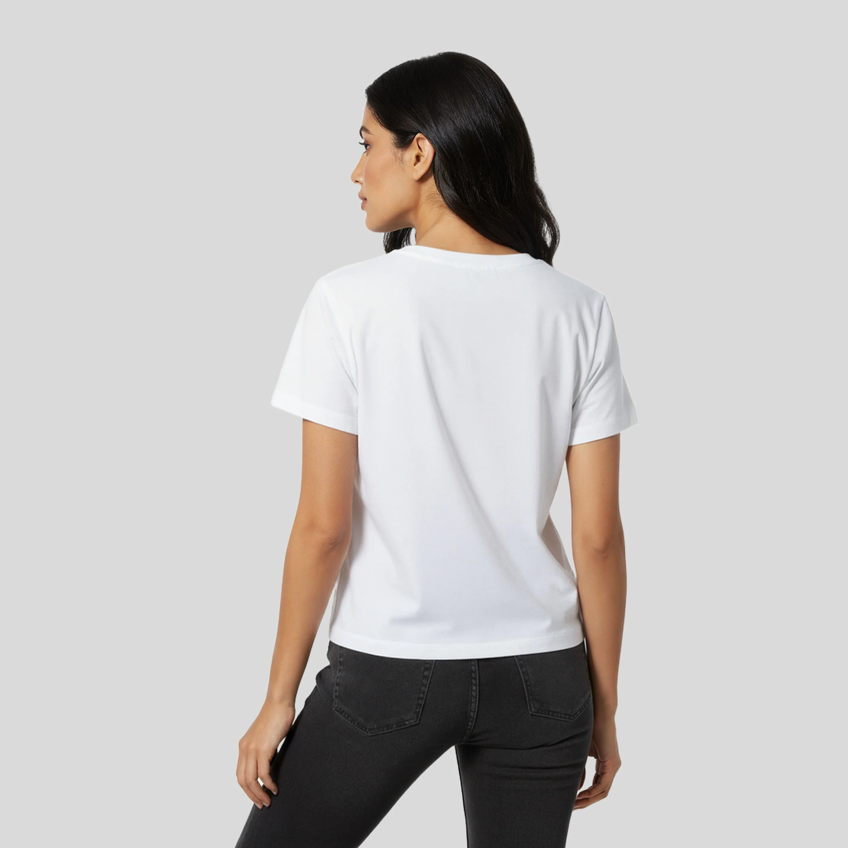 Cotton Graphic Crop T-Shirt - Image 3