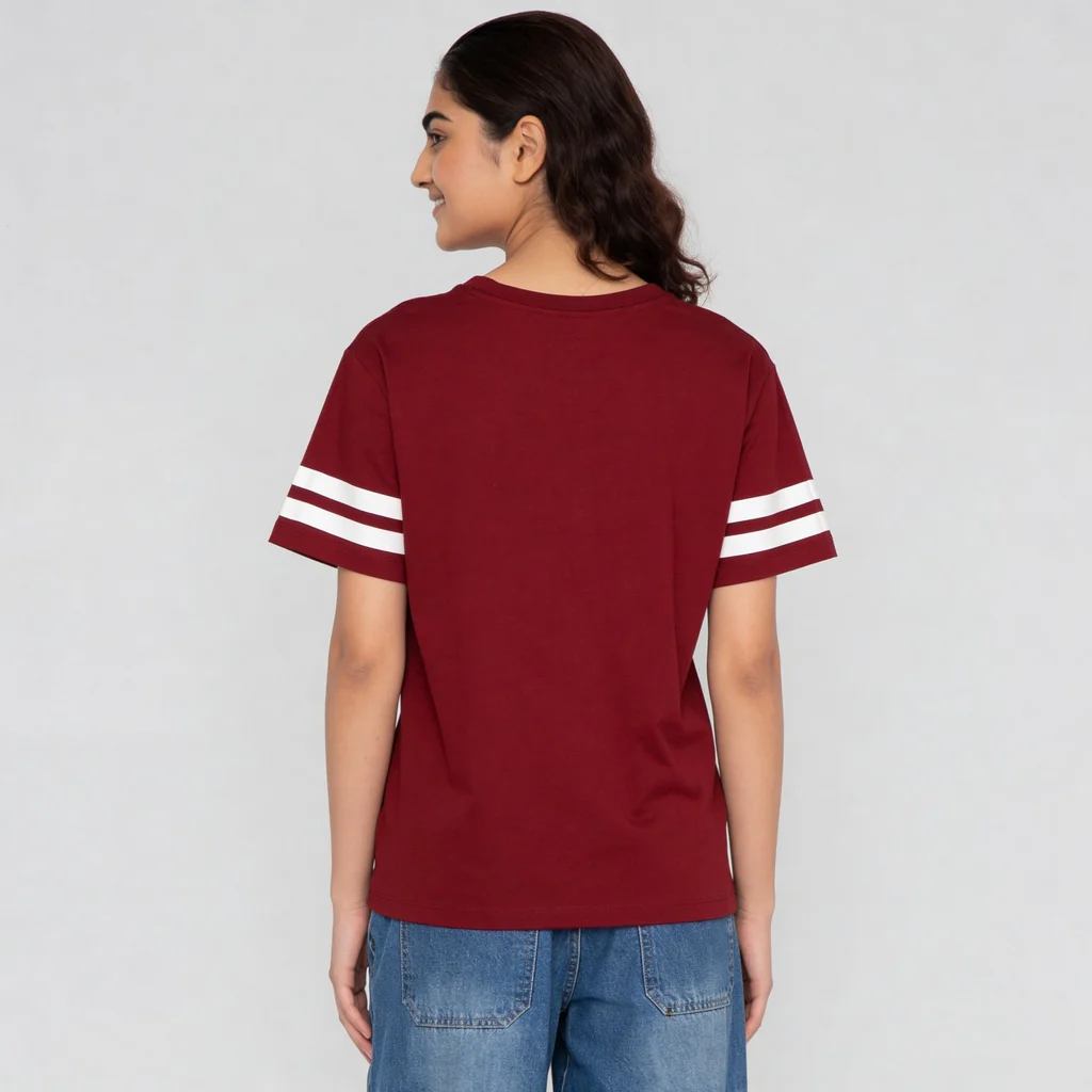 Cotton Graphic Longline Oversize T-Shirt - Image 3
