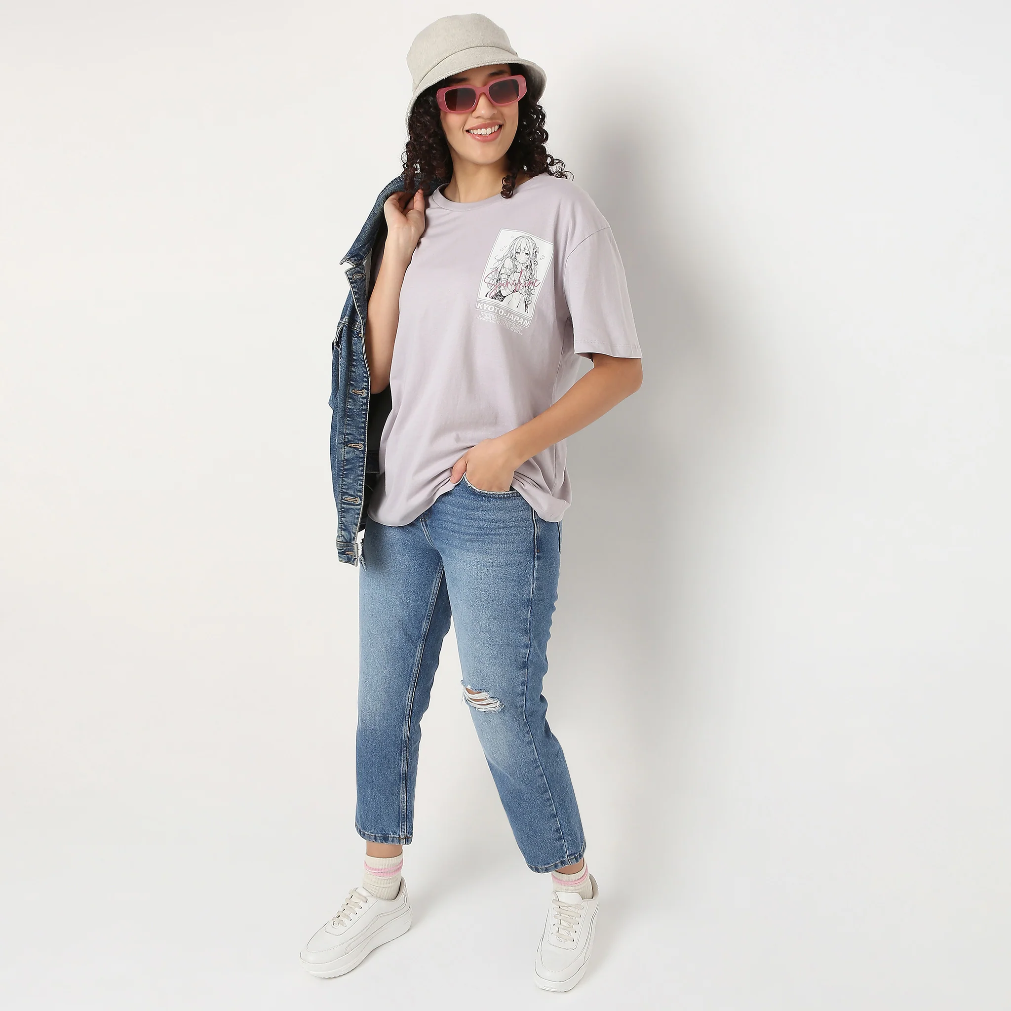 Cotton Oversize Graphic T-Shirt