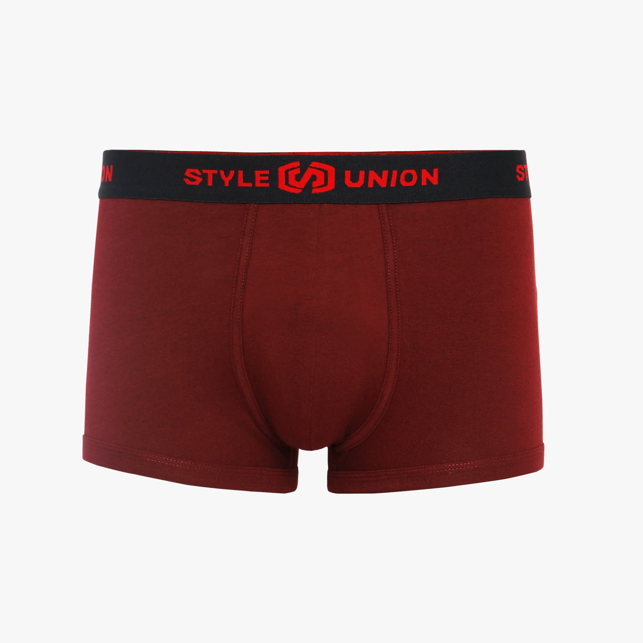 Cotton Grey Melange & Maroon Mens Brief - Image 4