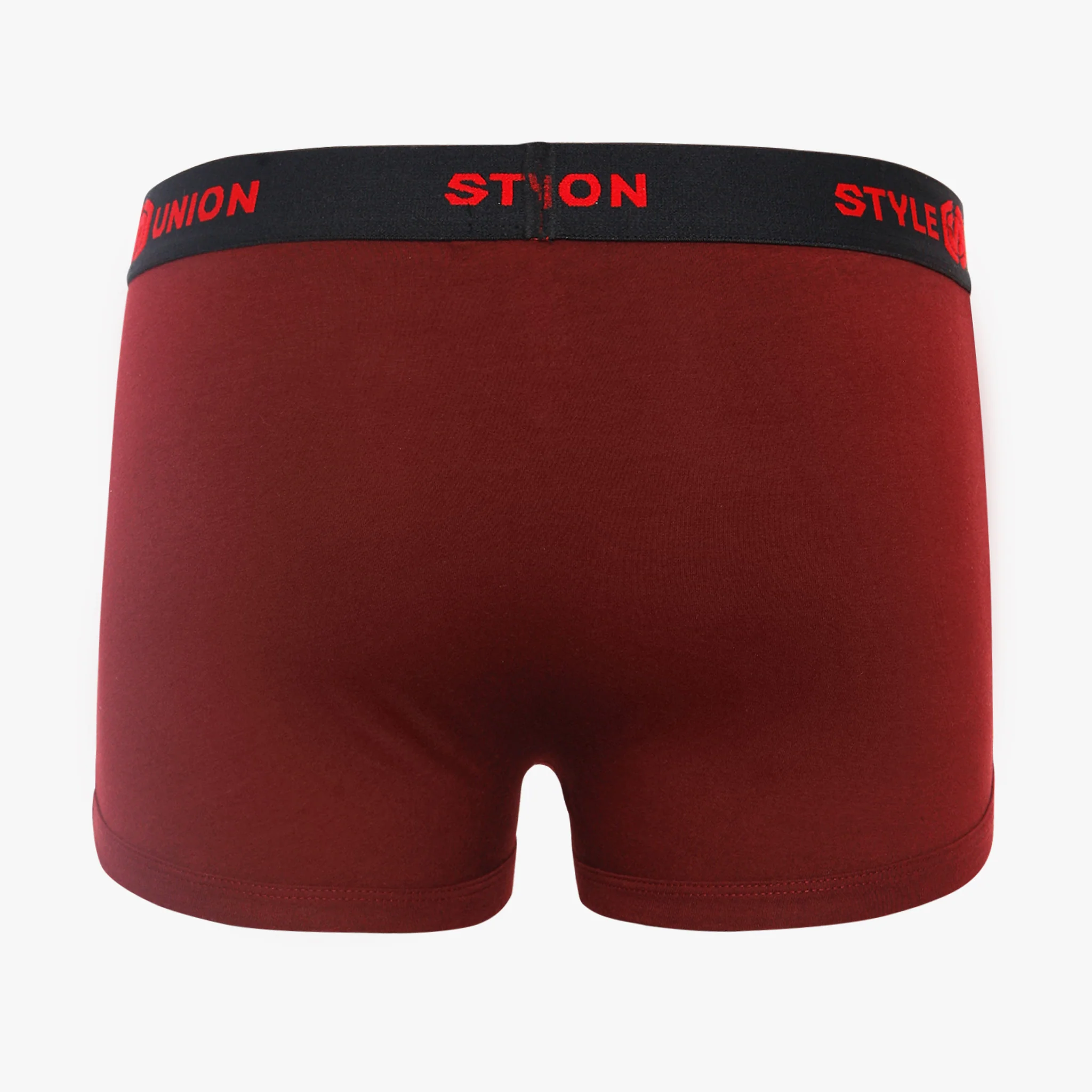 Cotton Grey Melange & Maroon Mens Brief - Image 5