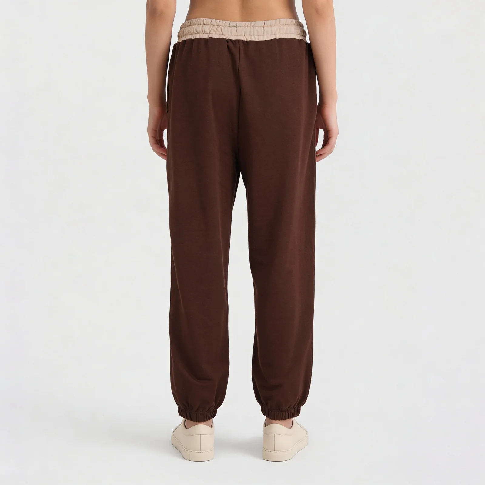Cotton High Rise Graphic Joggers - Image 3