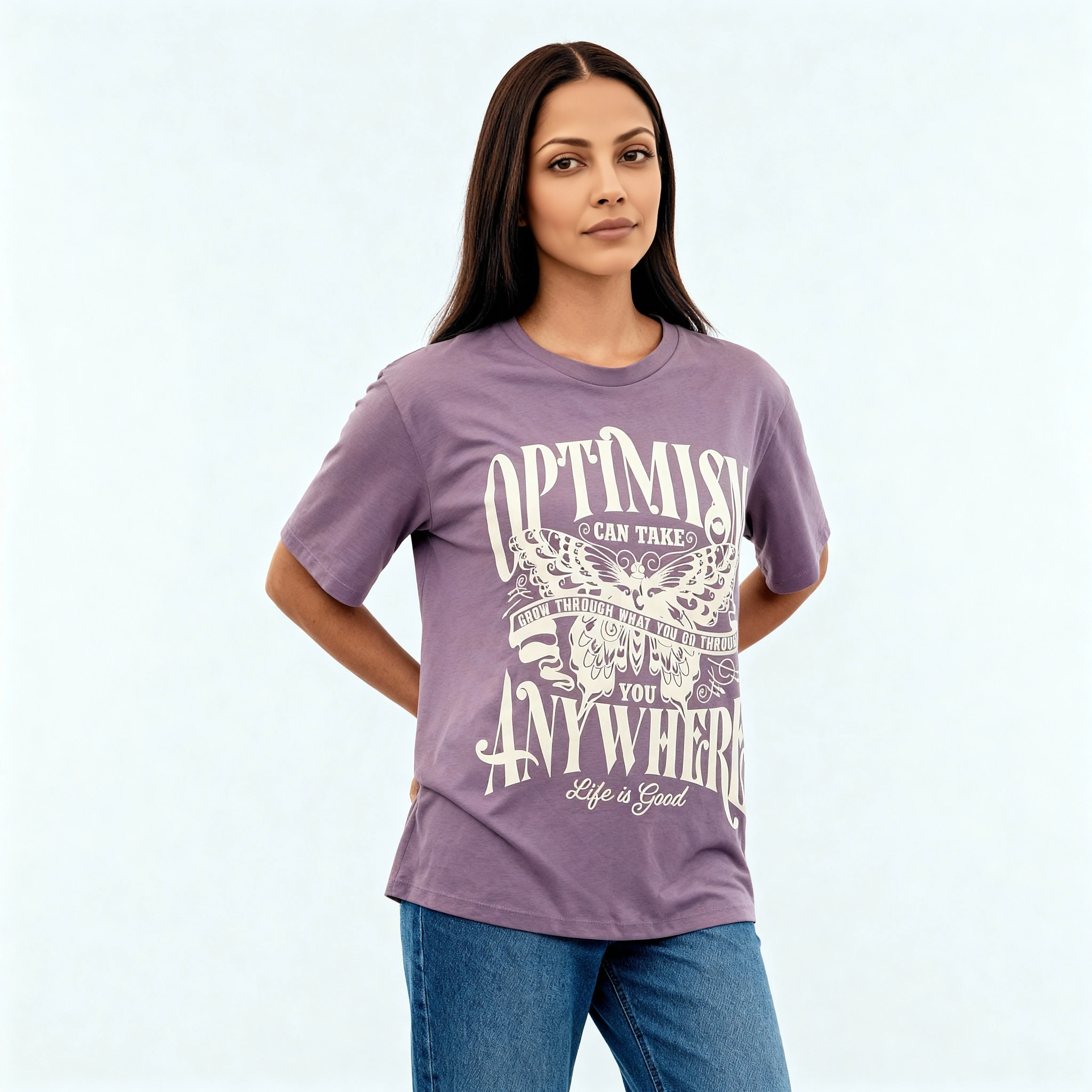 Cotton Knitted Graphic Oversize T-Shirt - Image 5