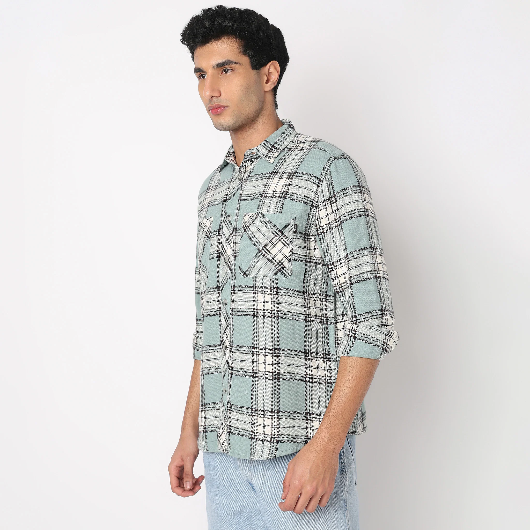 Cotton Lumber Jack Checkered Shirts - Image 5