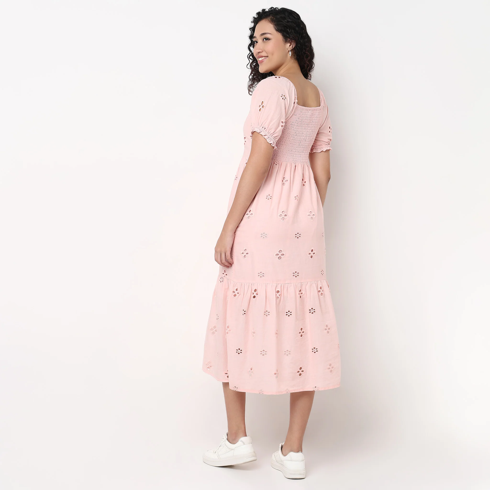 Cotton Maxi Dress With Schfilli - Image 3
