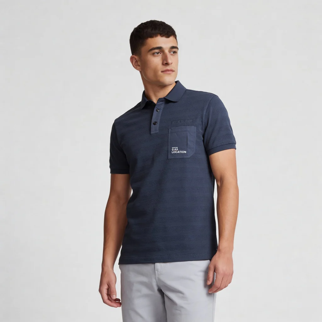 Cotton Milita Polo T-Shirt - Image 10