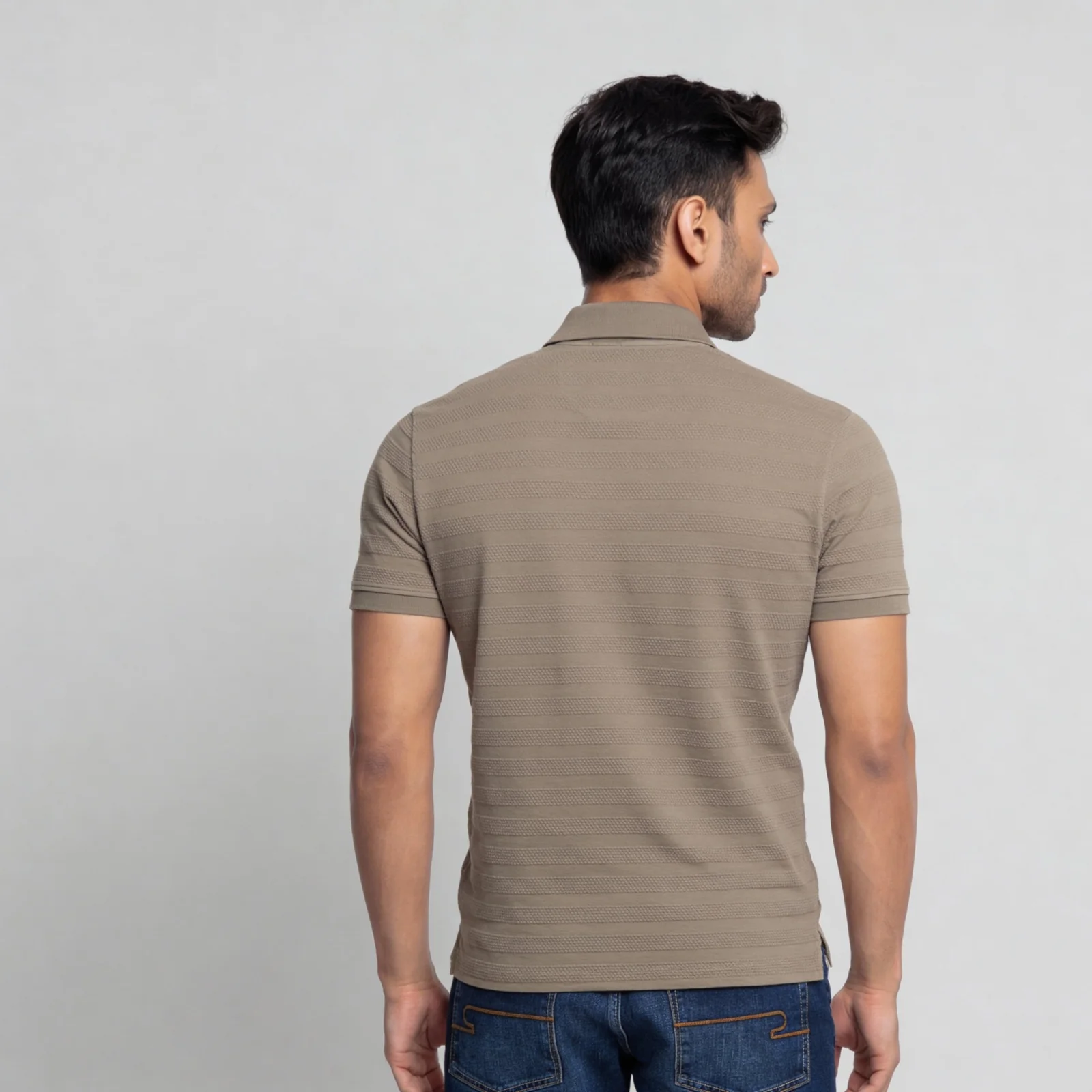 Cotton Milita Polo T-Shirt - Image 3