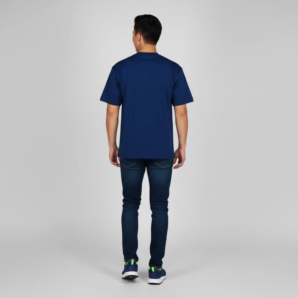 Cotton Oversize Graphic Slogan T-Shirt - Image 3