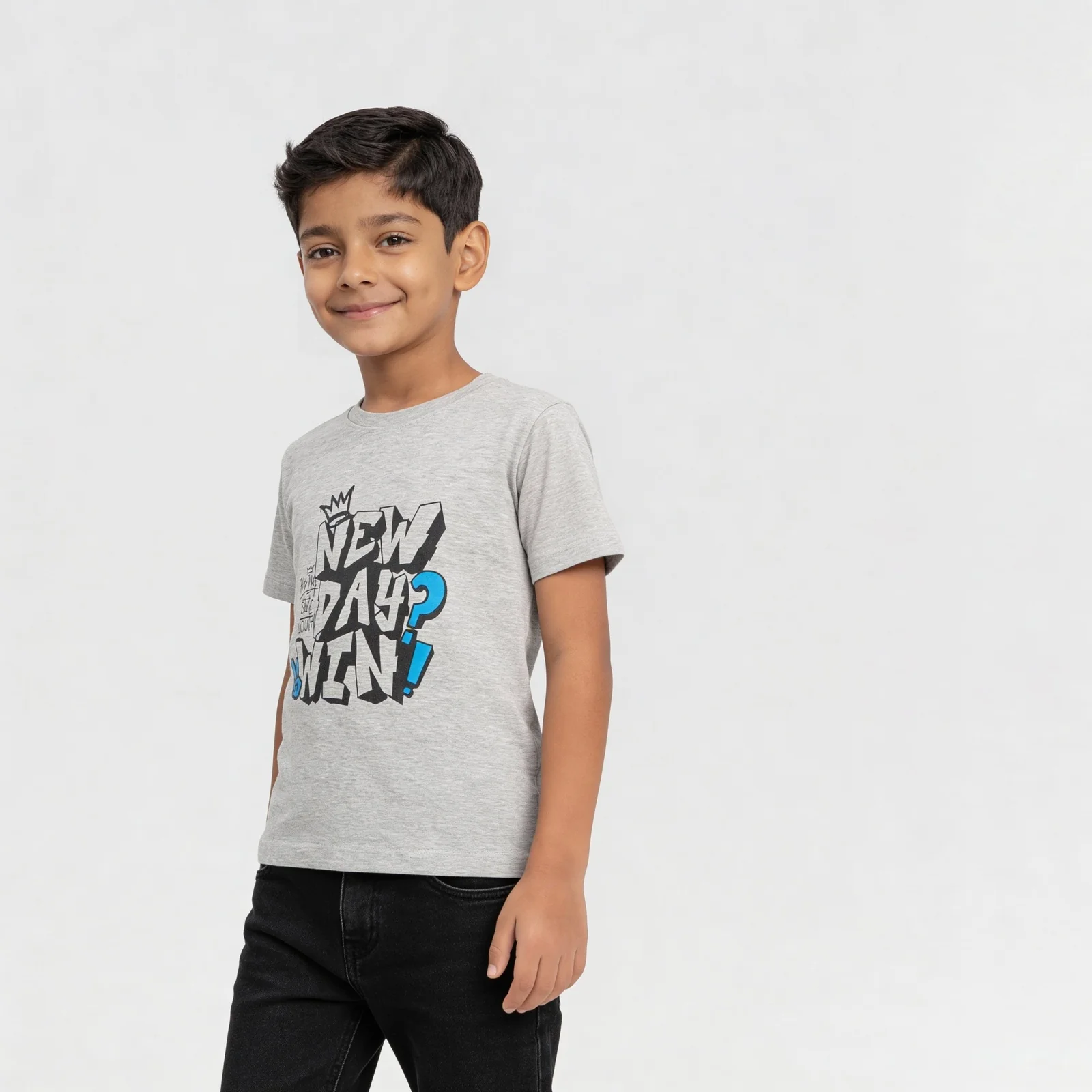Boys Crew Neck Graphitee - Image 5