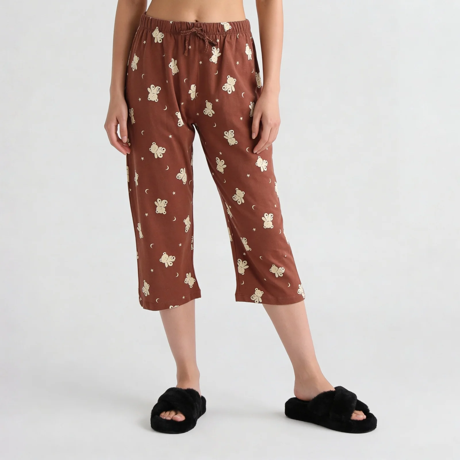 Cotton Printed Lounge Capri - Image 2