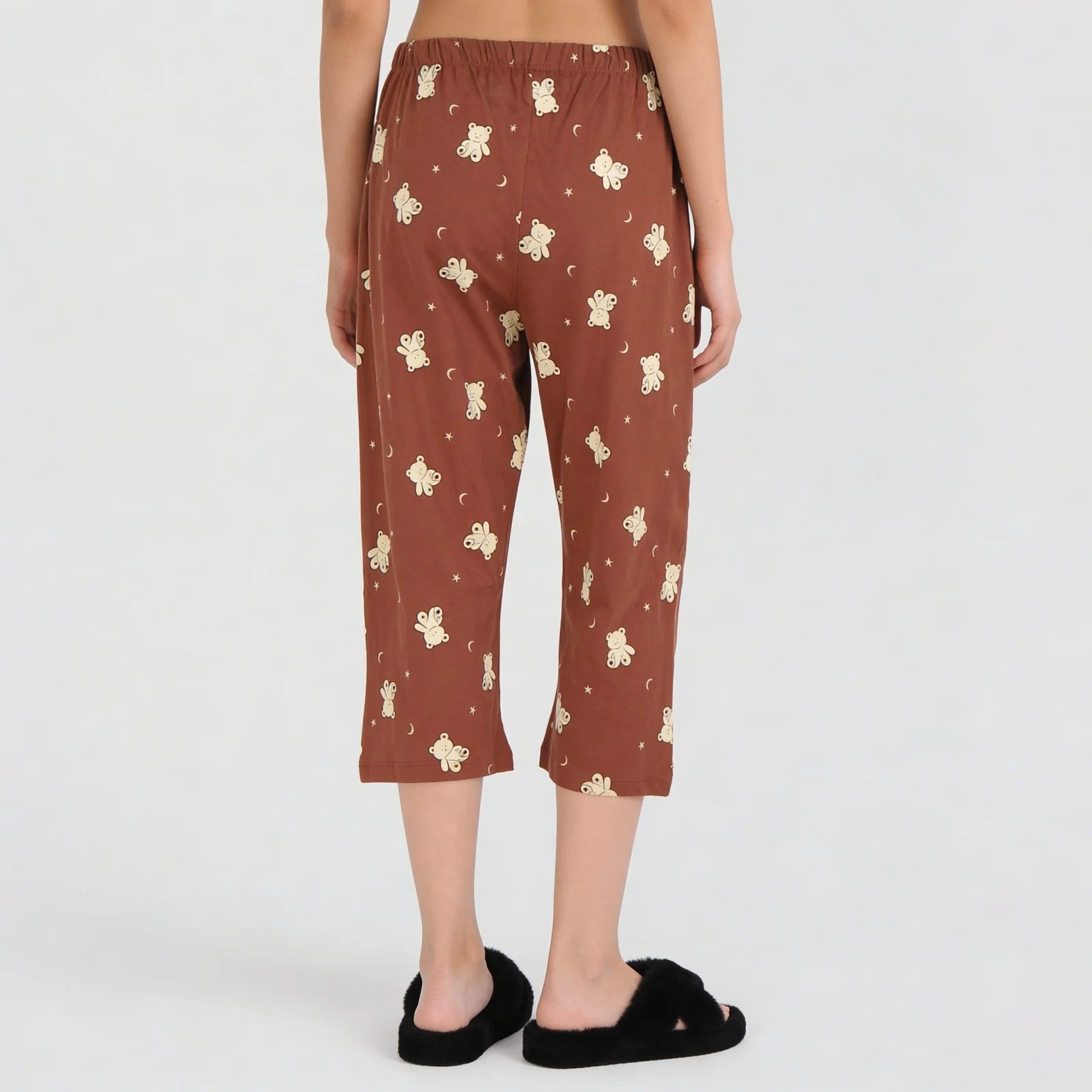 Cotton Printed Lounge Capri - Image 3