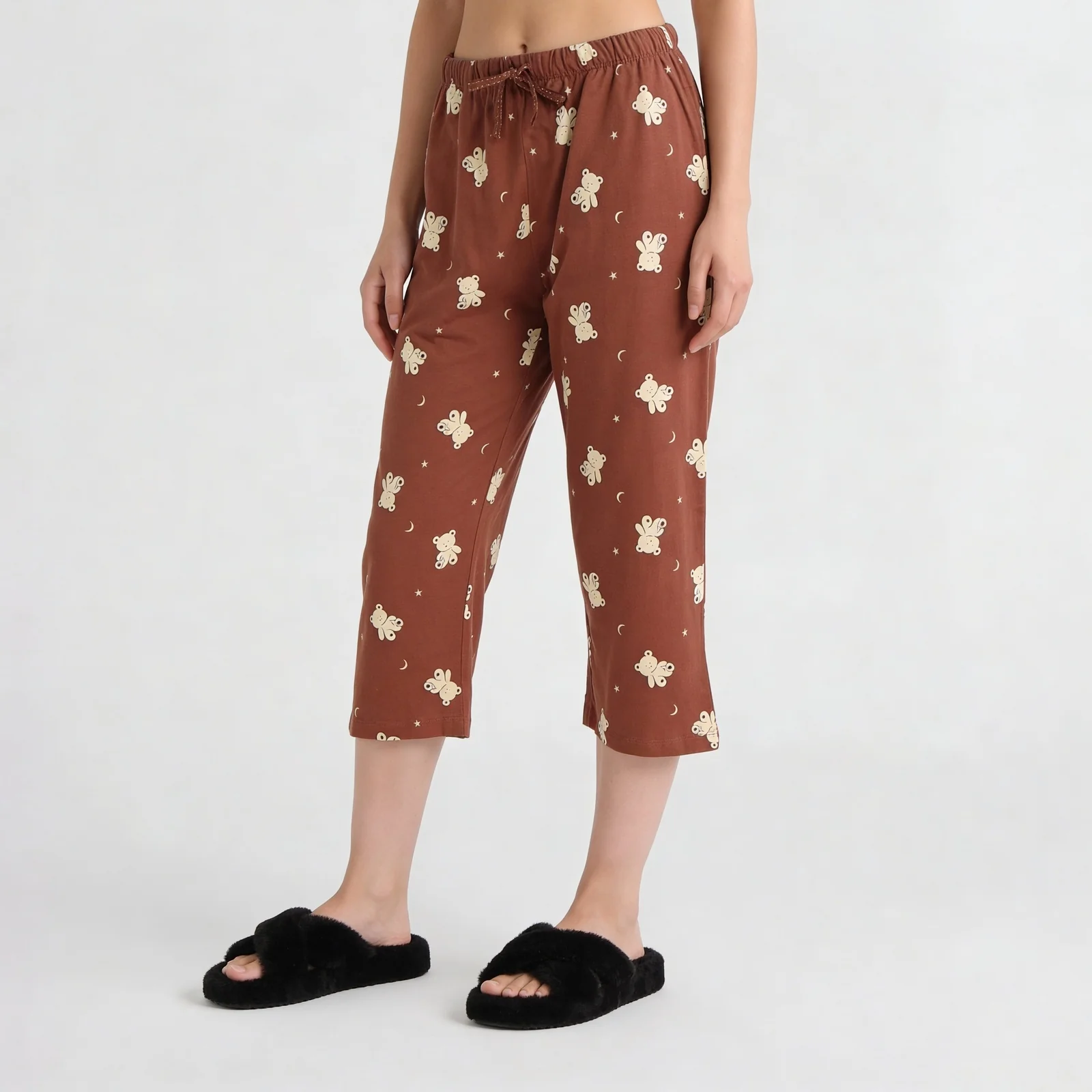 Cotton Printed Lounge Capri - Image 5