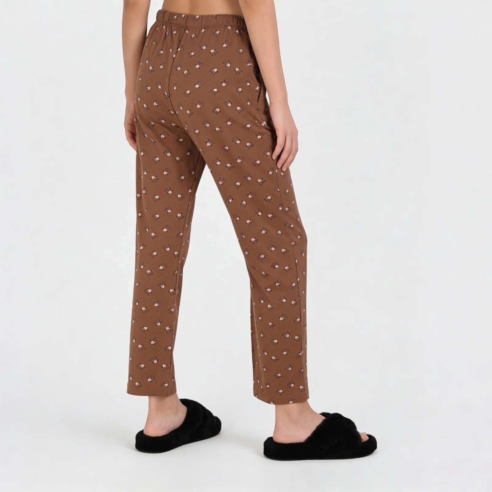 Cotton Animal Print Lounge Pyjama - Image 3