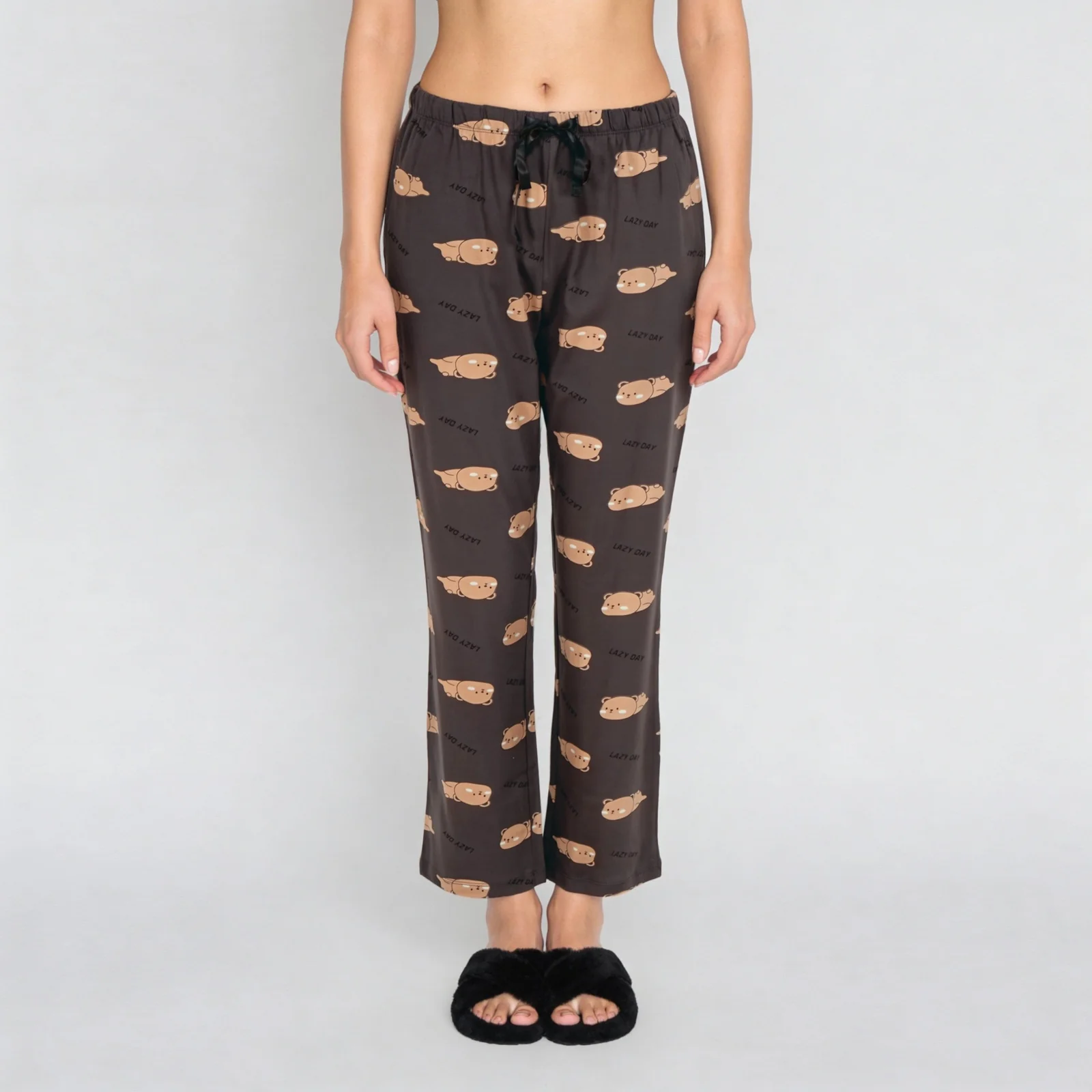Cotton Animal Print Lounge Pyjama - Image 2
