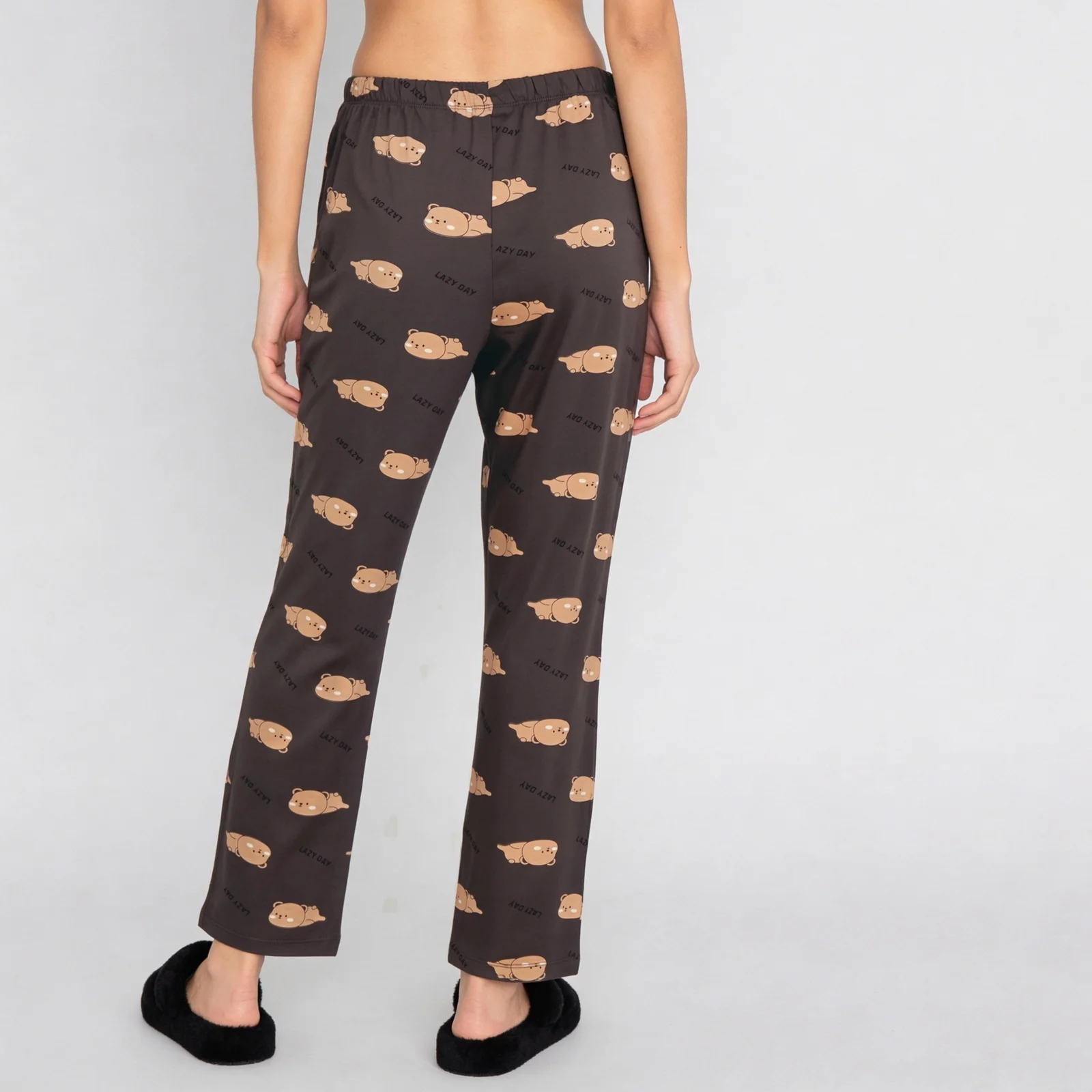 Cotton Animal Print Lounge Pyjama - Image 3