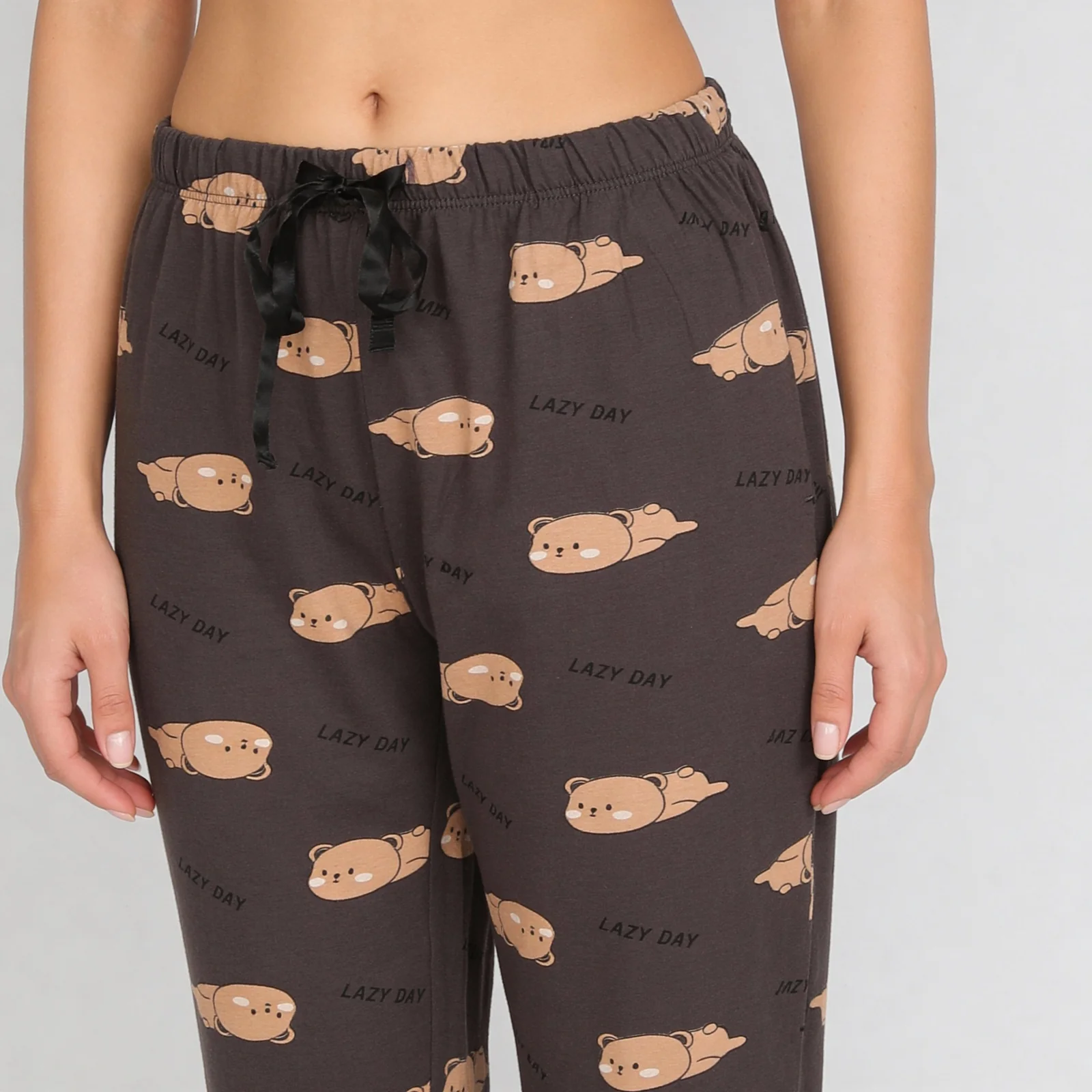 Cotton Animal Print Lounge Pyjama - Image 4