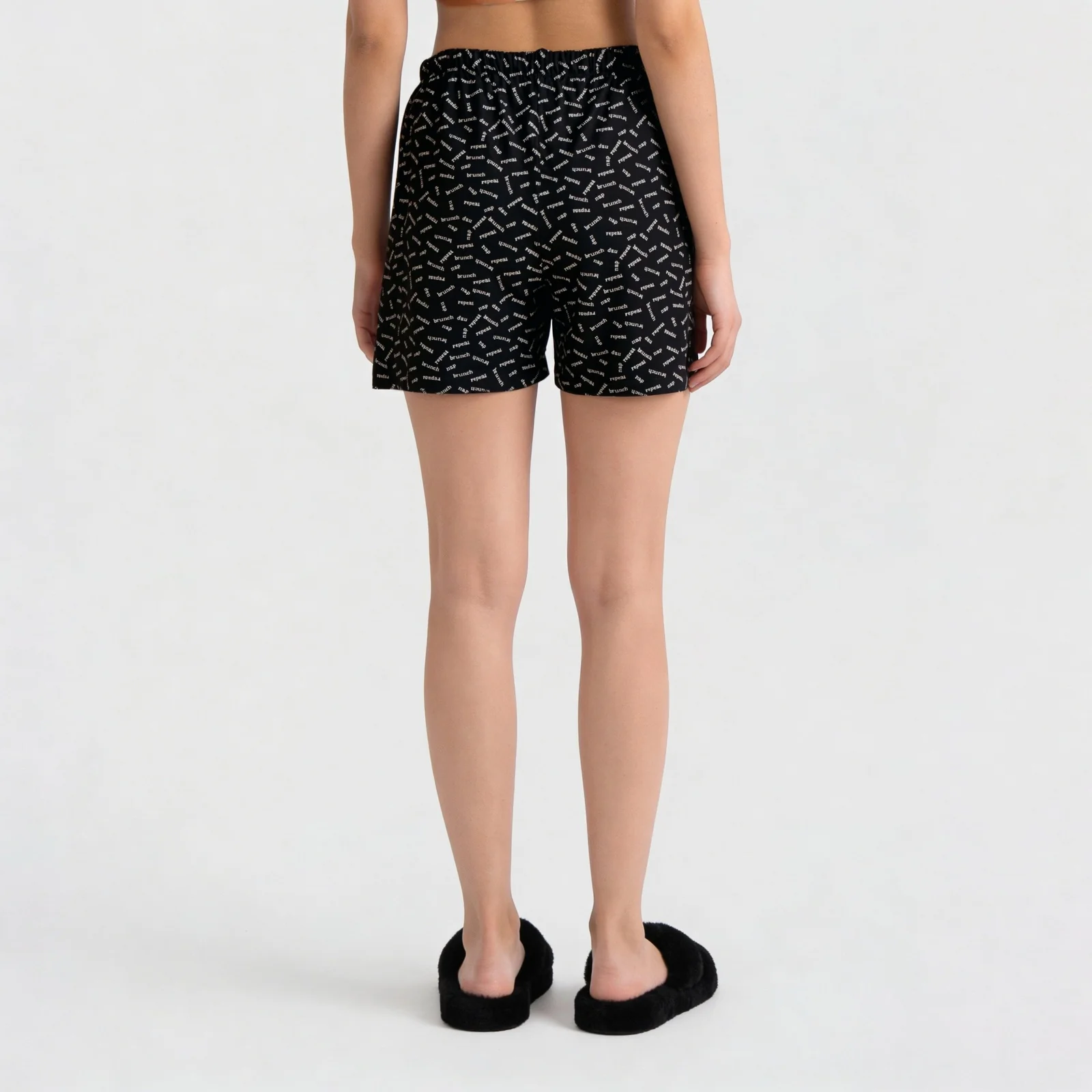 Cotton Printed Lounge Shorts - Image 3