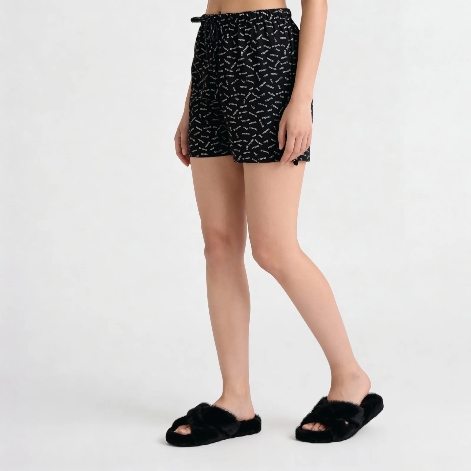 Cotton Printed Lounge Shorts - Image 5