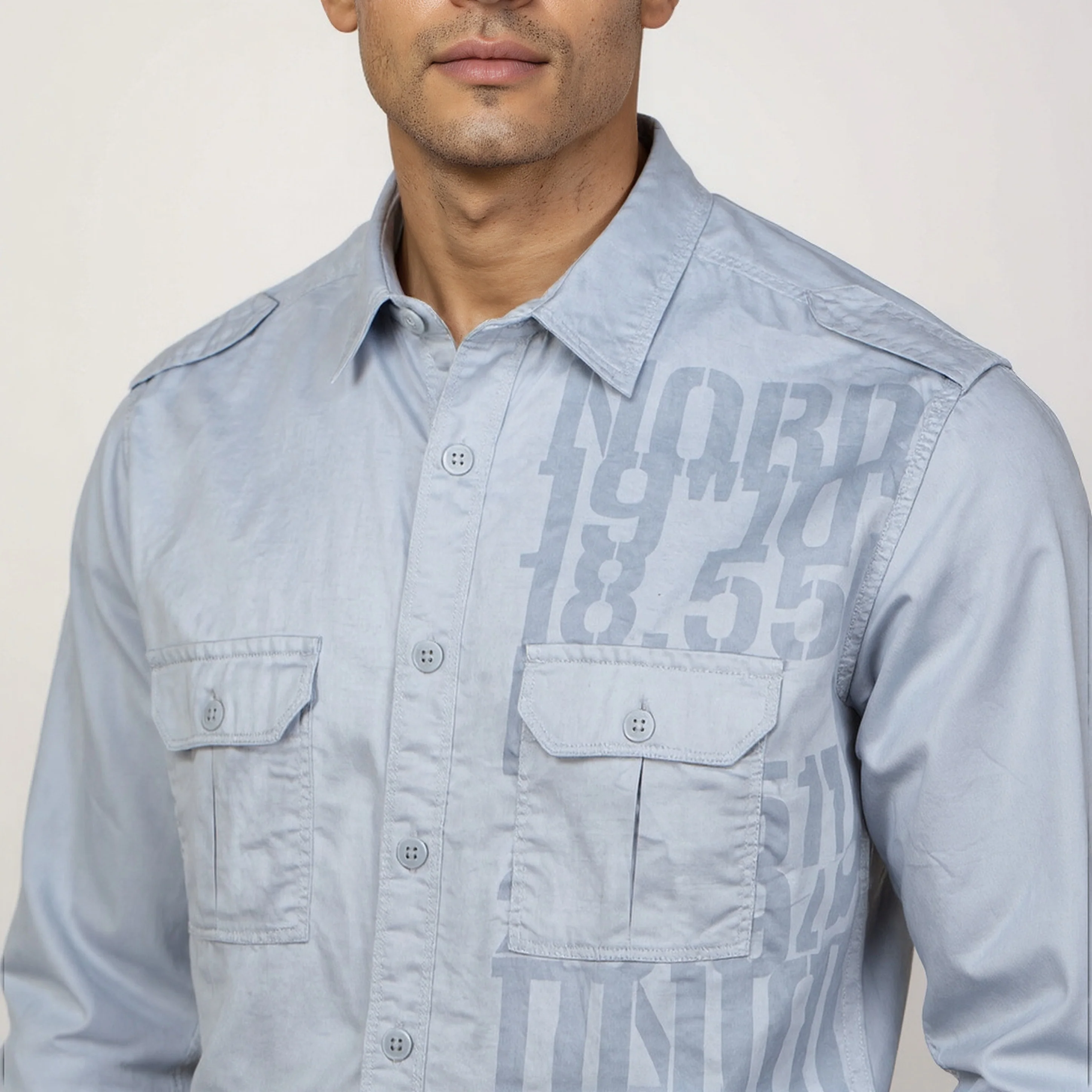 Cotton Printed Expedition Shirt - Image 10