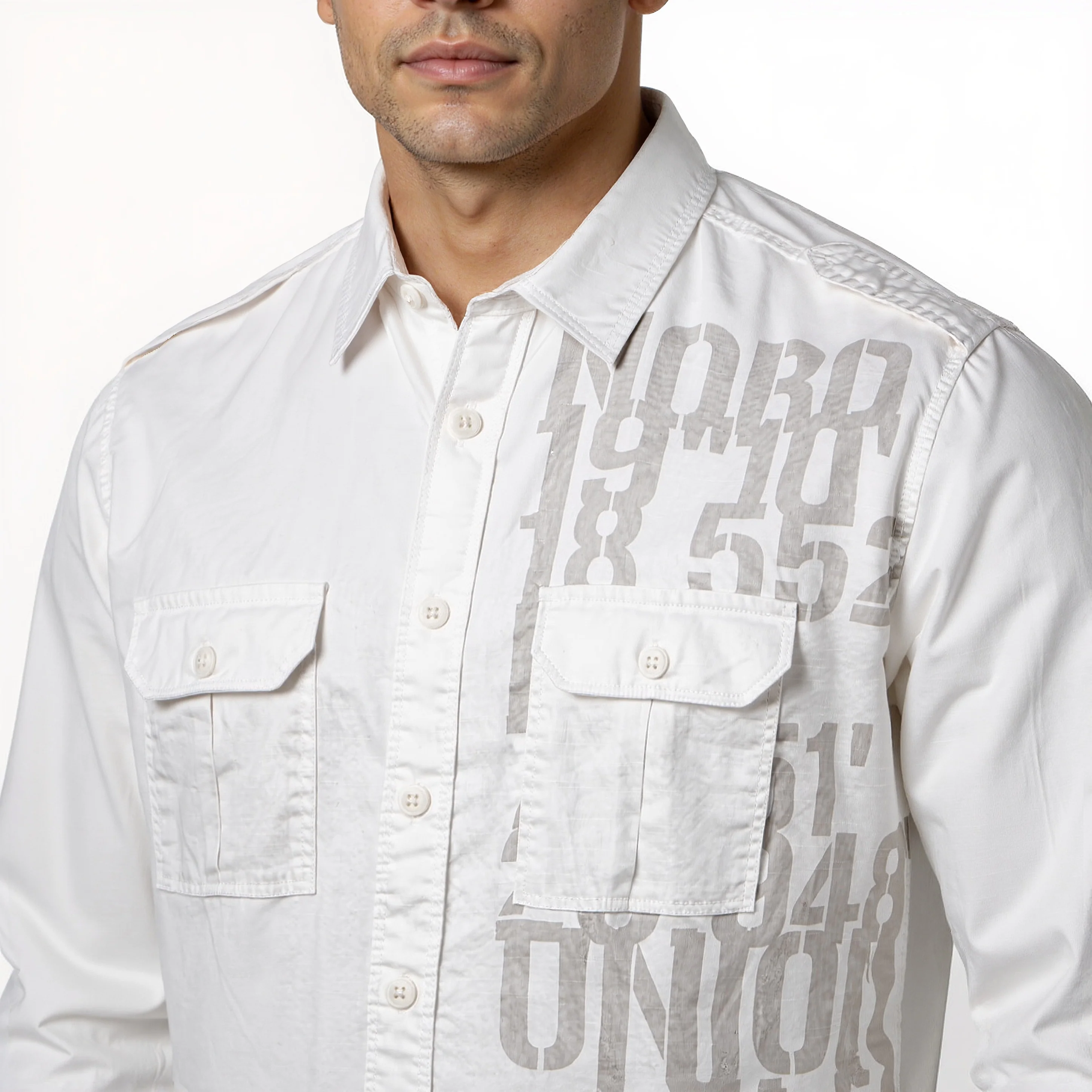 Cotton Printed Expedition Shirt - Image 11