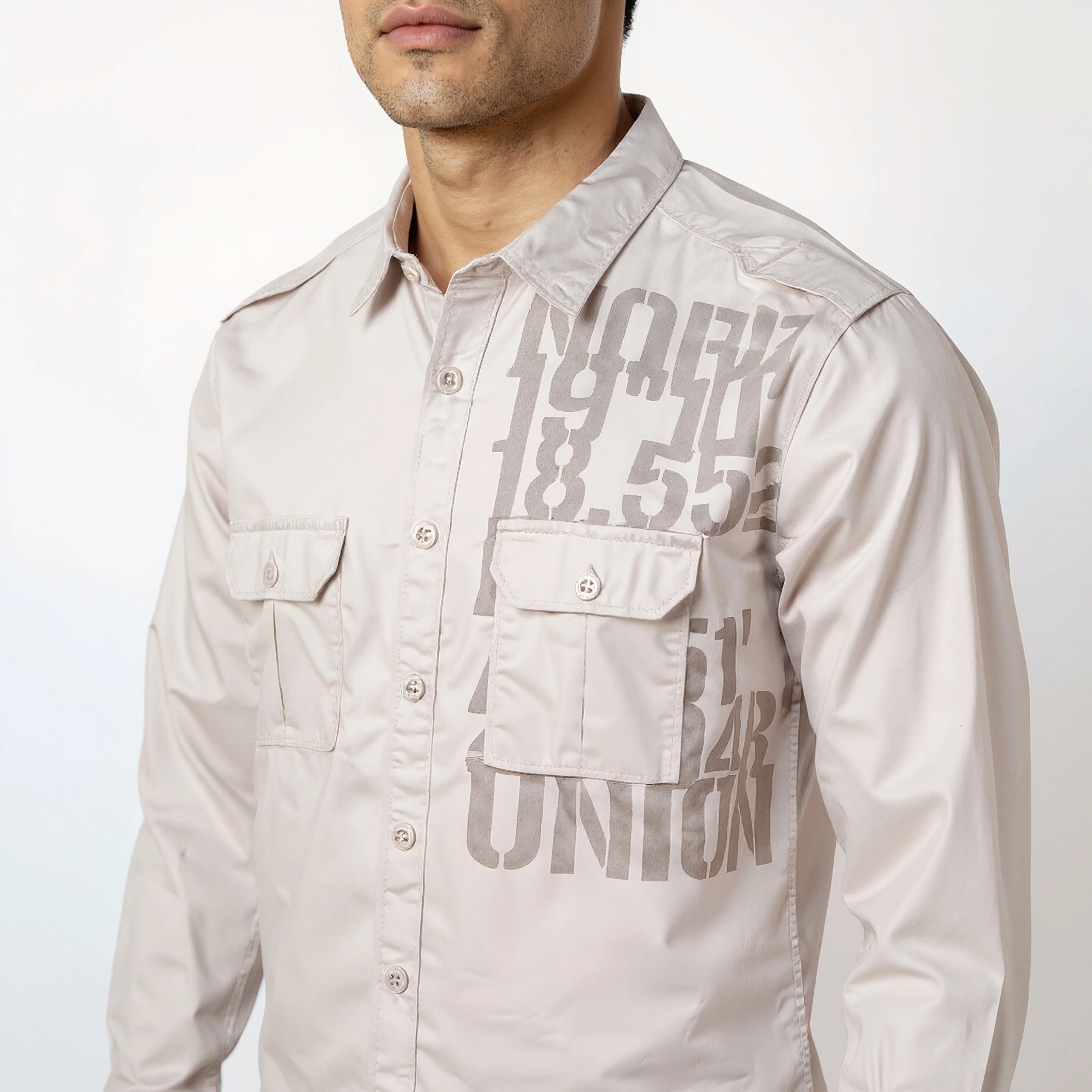 Cotton Printed Expedition Shirt - Image 12