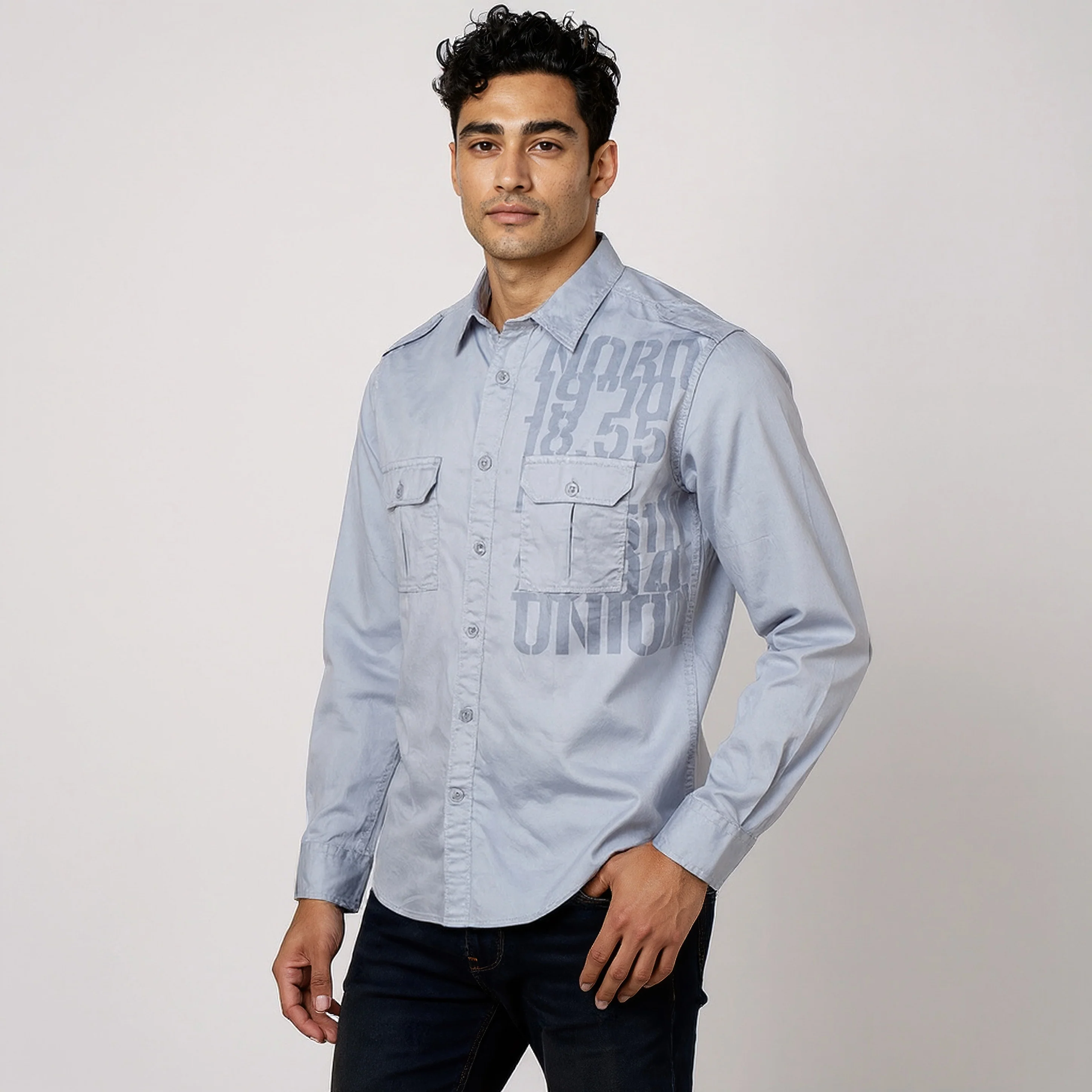 Cotton Printed Expedition Shirt - Image 13