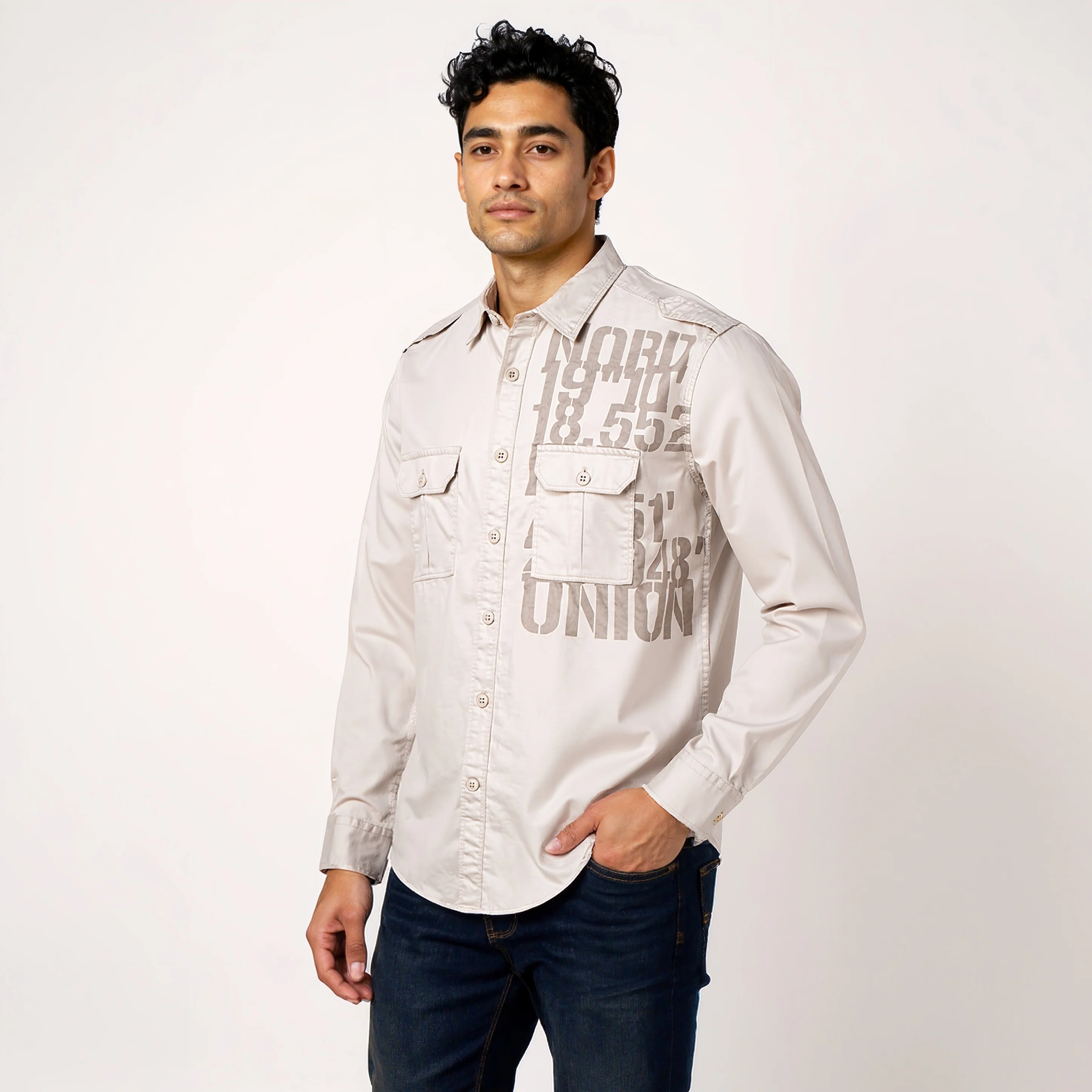 Cotton Printed Expedition Shirt - Image 15