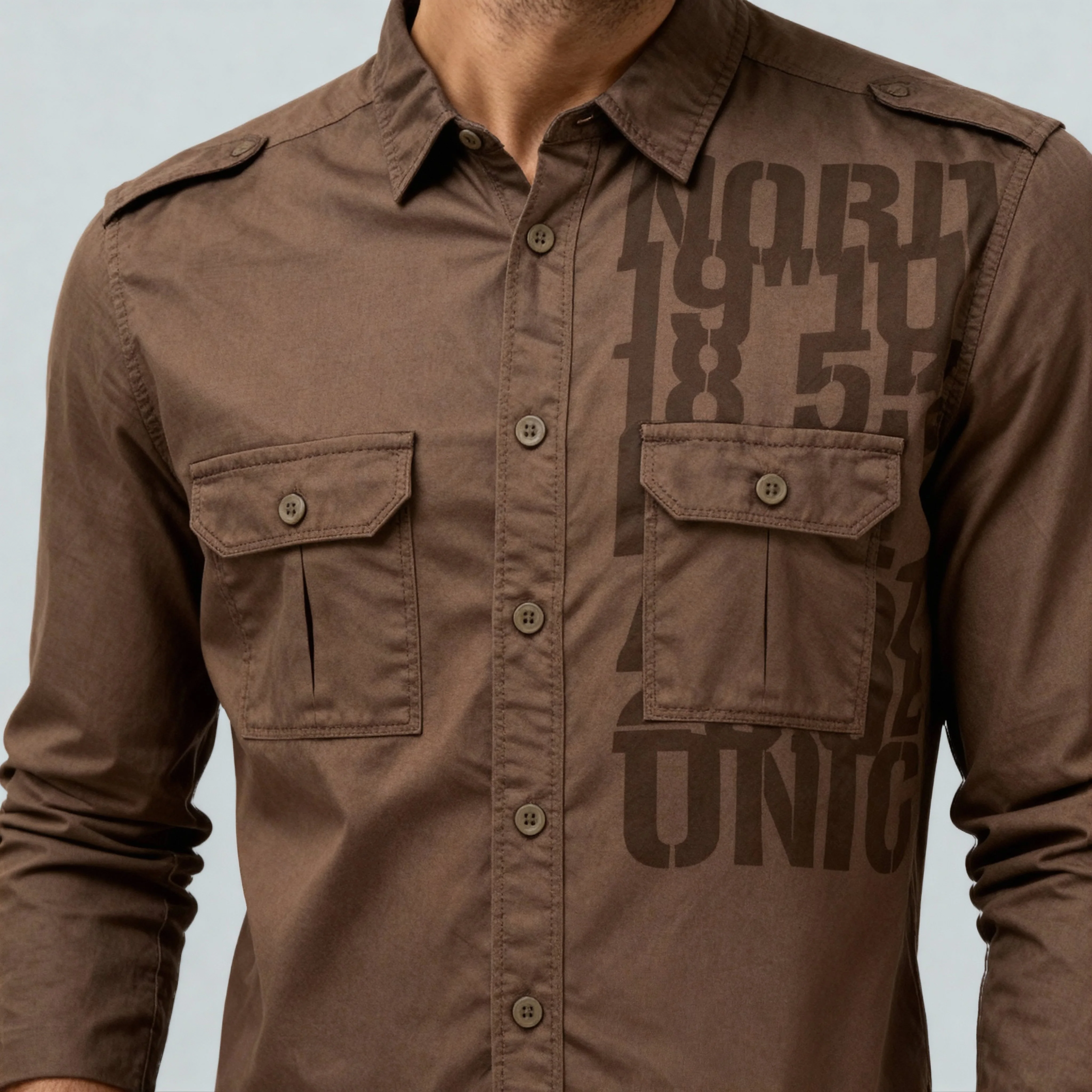 Cotton Printed Expedition Shirt - Image 19