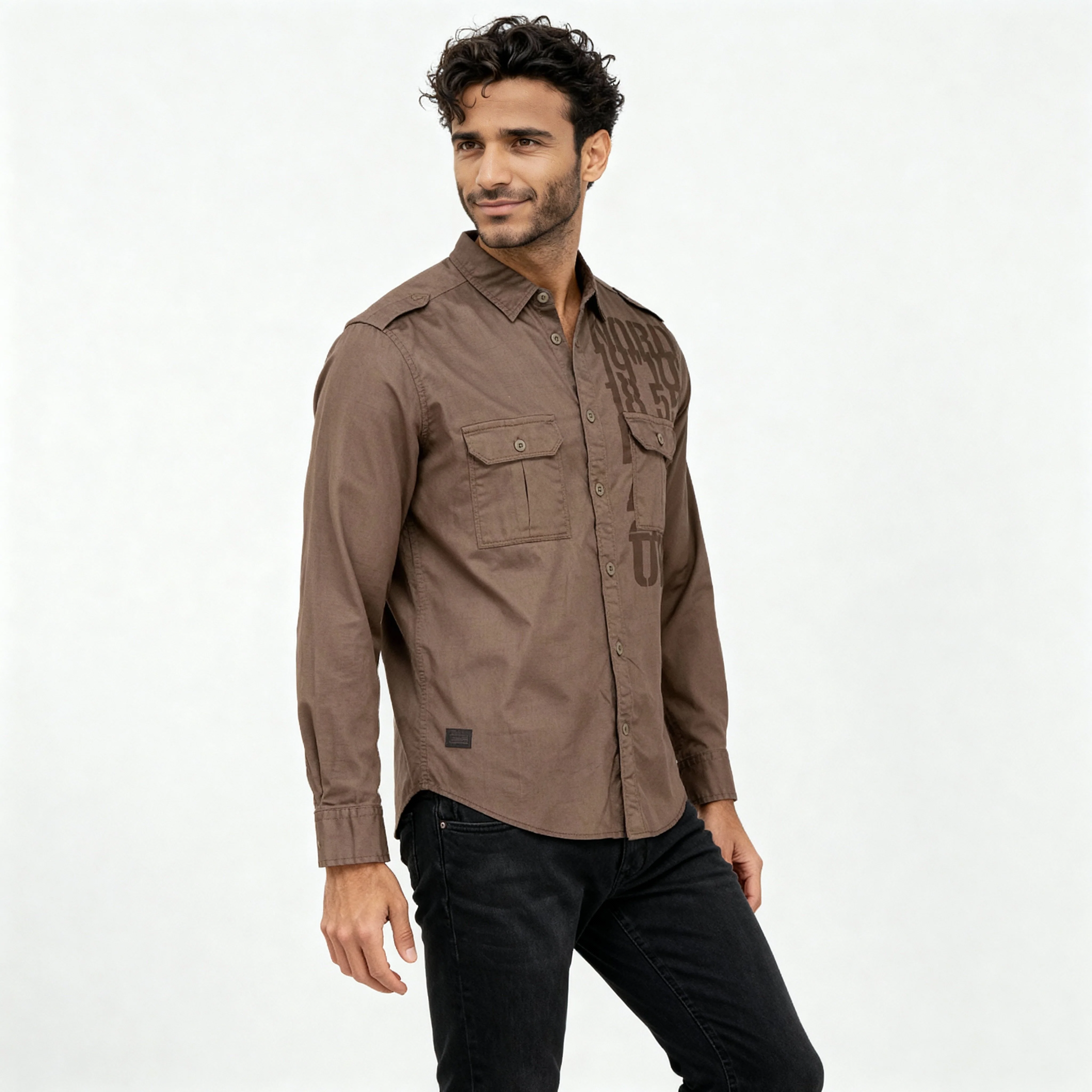 Cotton Printed Expedition Shirt - Image 20