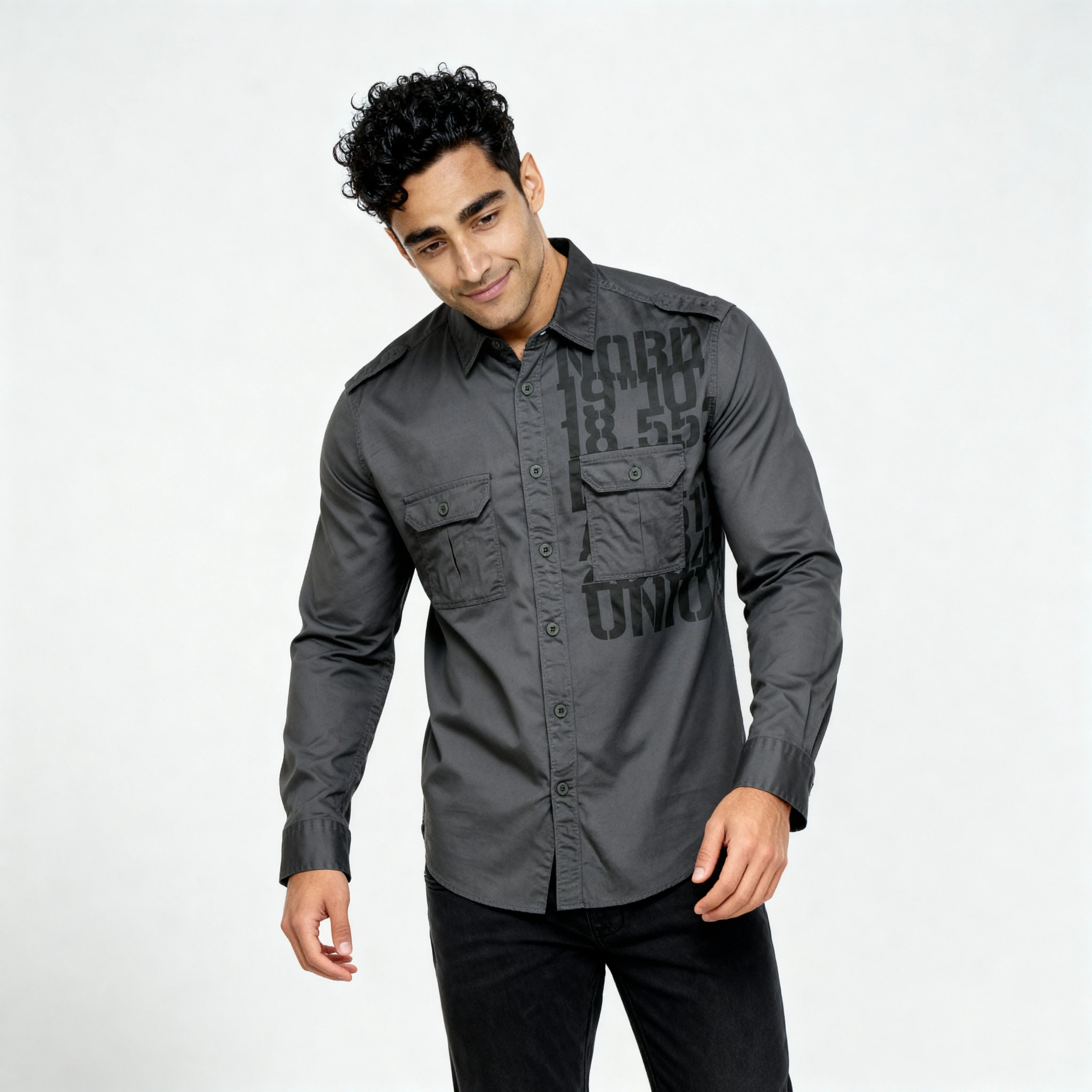 Cotton Printed Expedition Shirt - Image 25