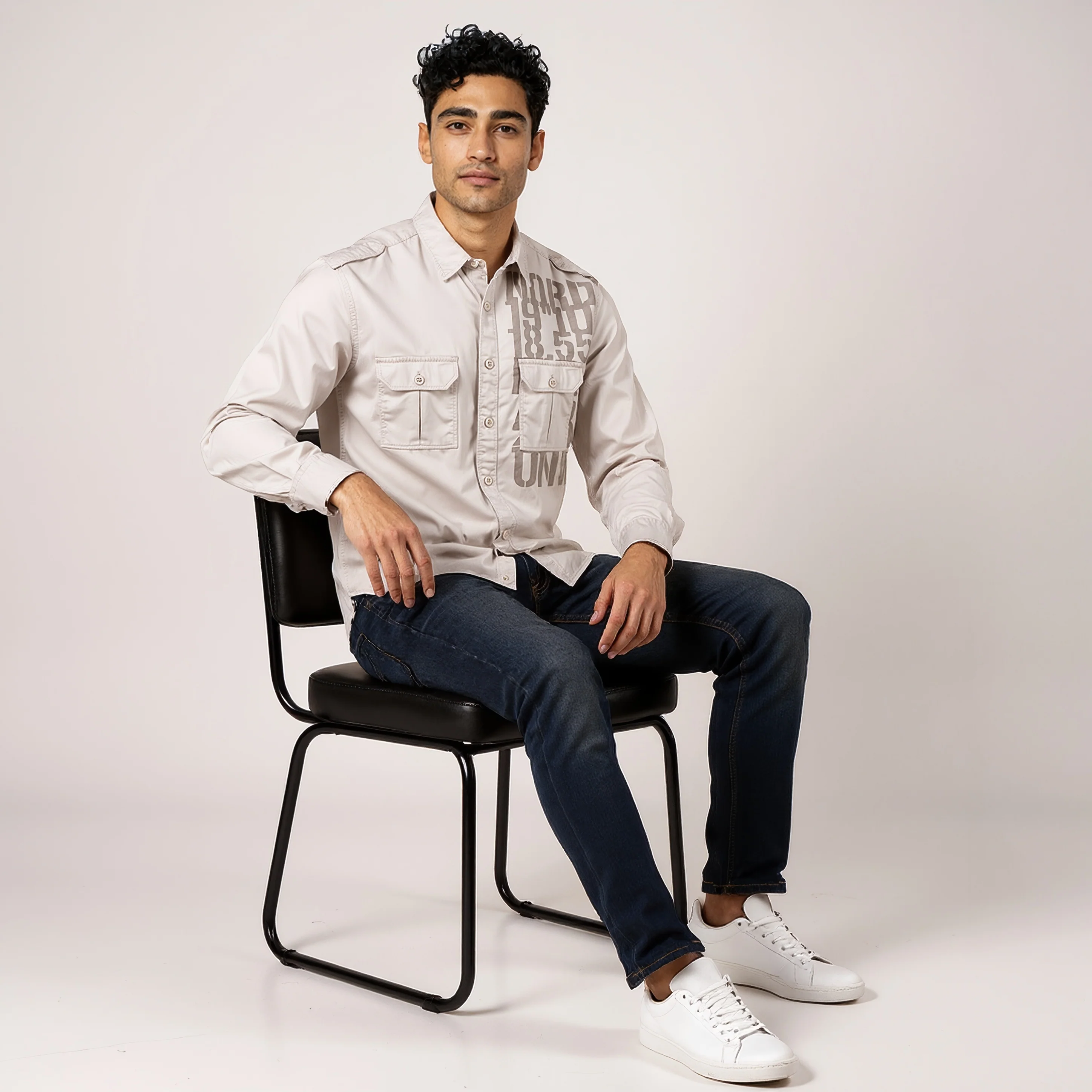Cotton Printed Expedition Shirt - Image 3