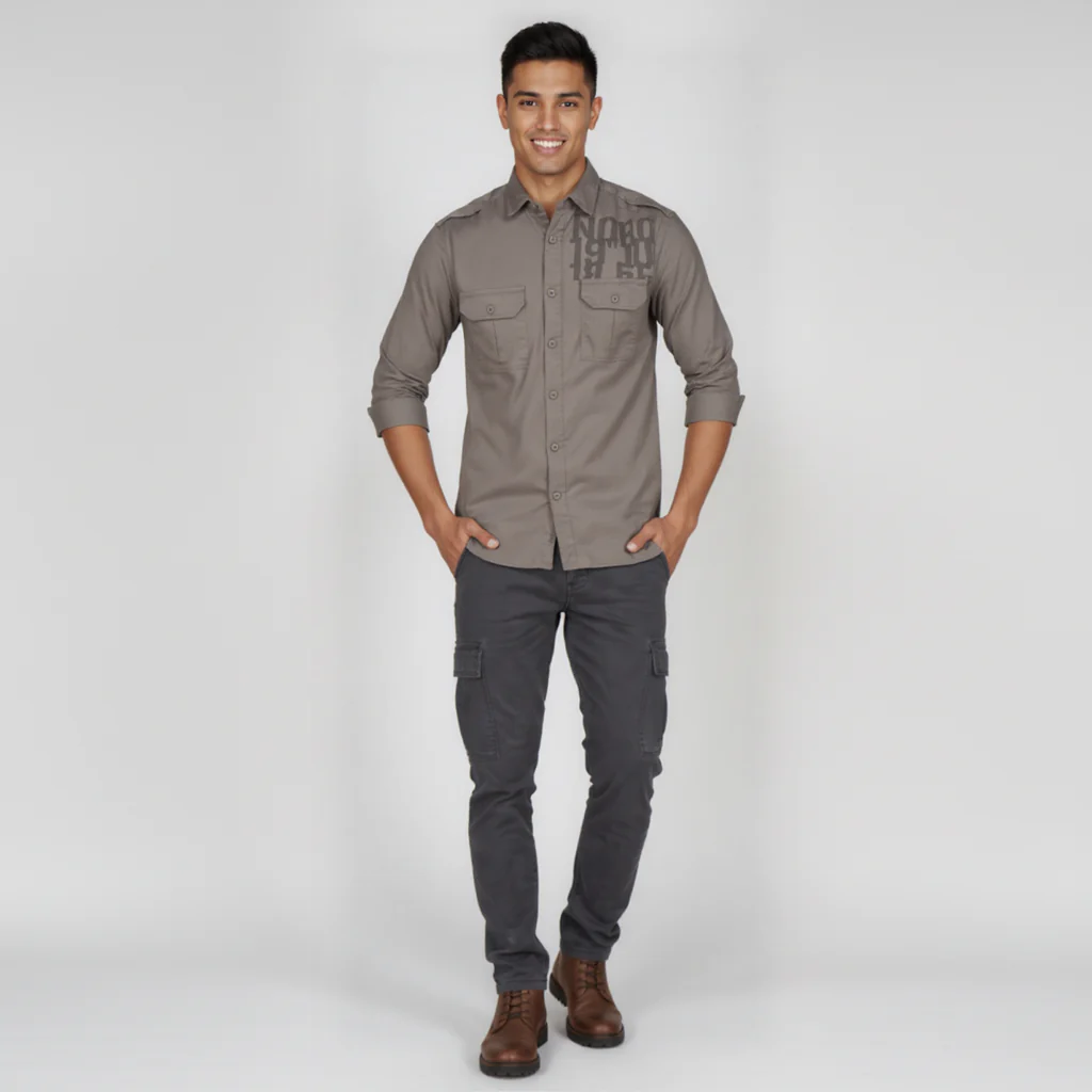 Cotton Printed Expedition Shirt - Image 34