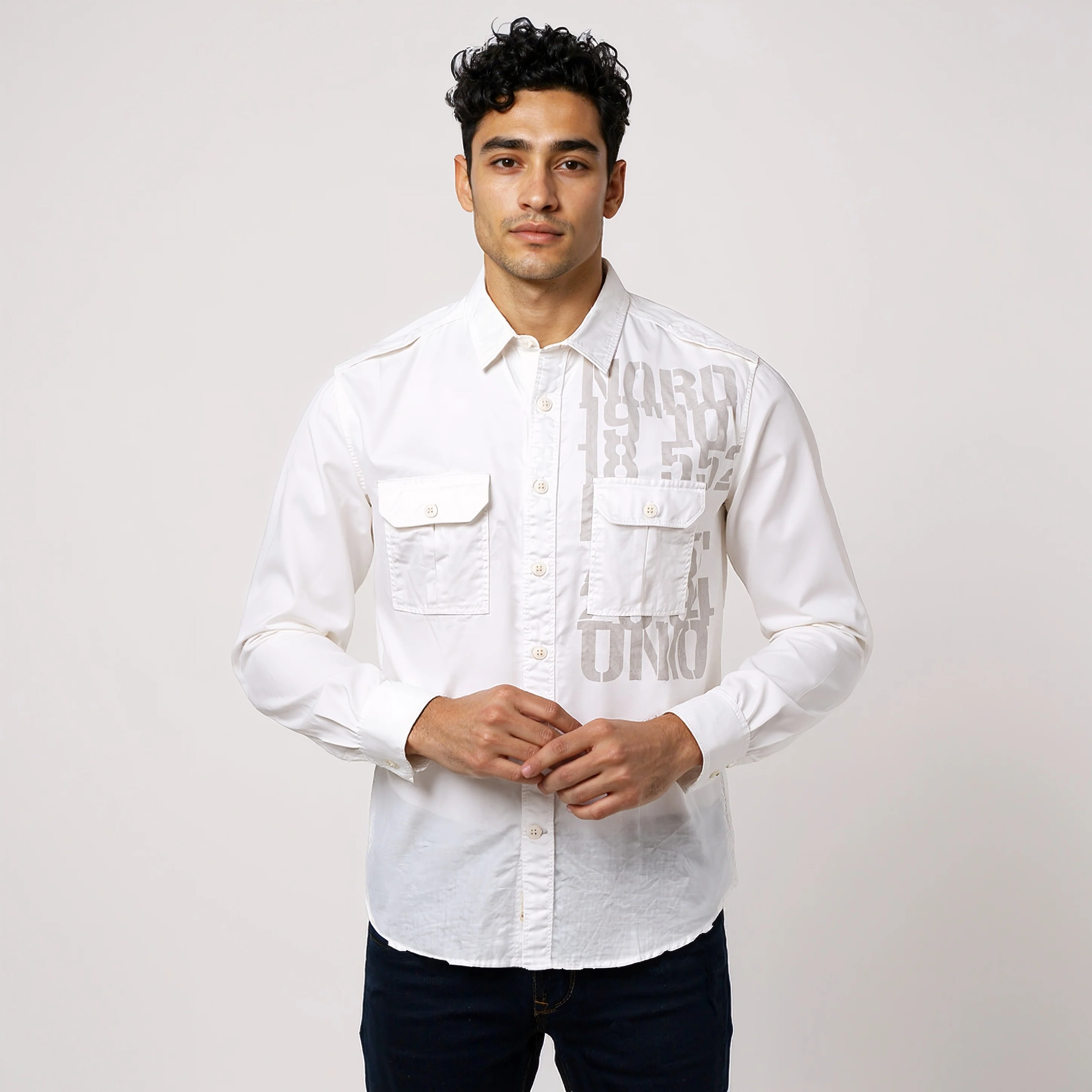 Cotton Printed Expedition Shirt - Image 5