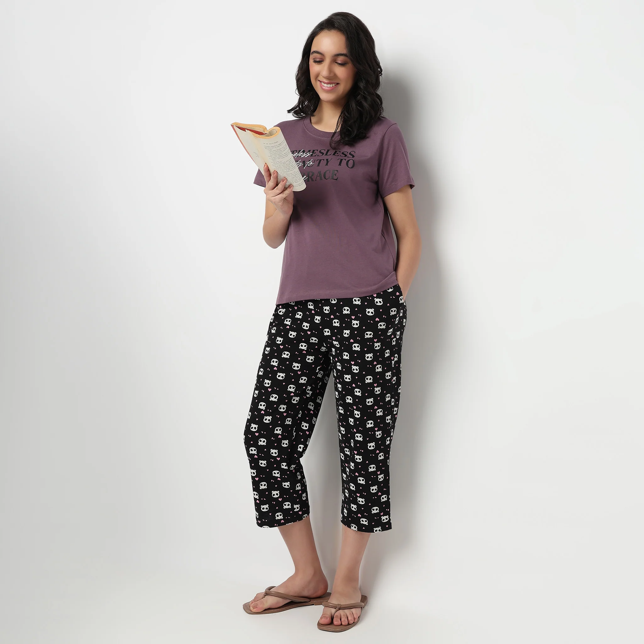 Cotton Printed Graphitee