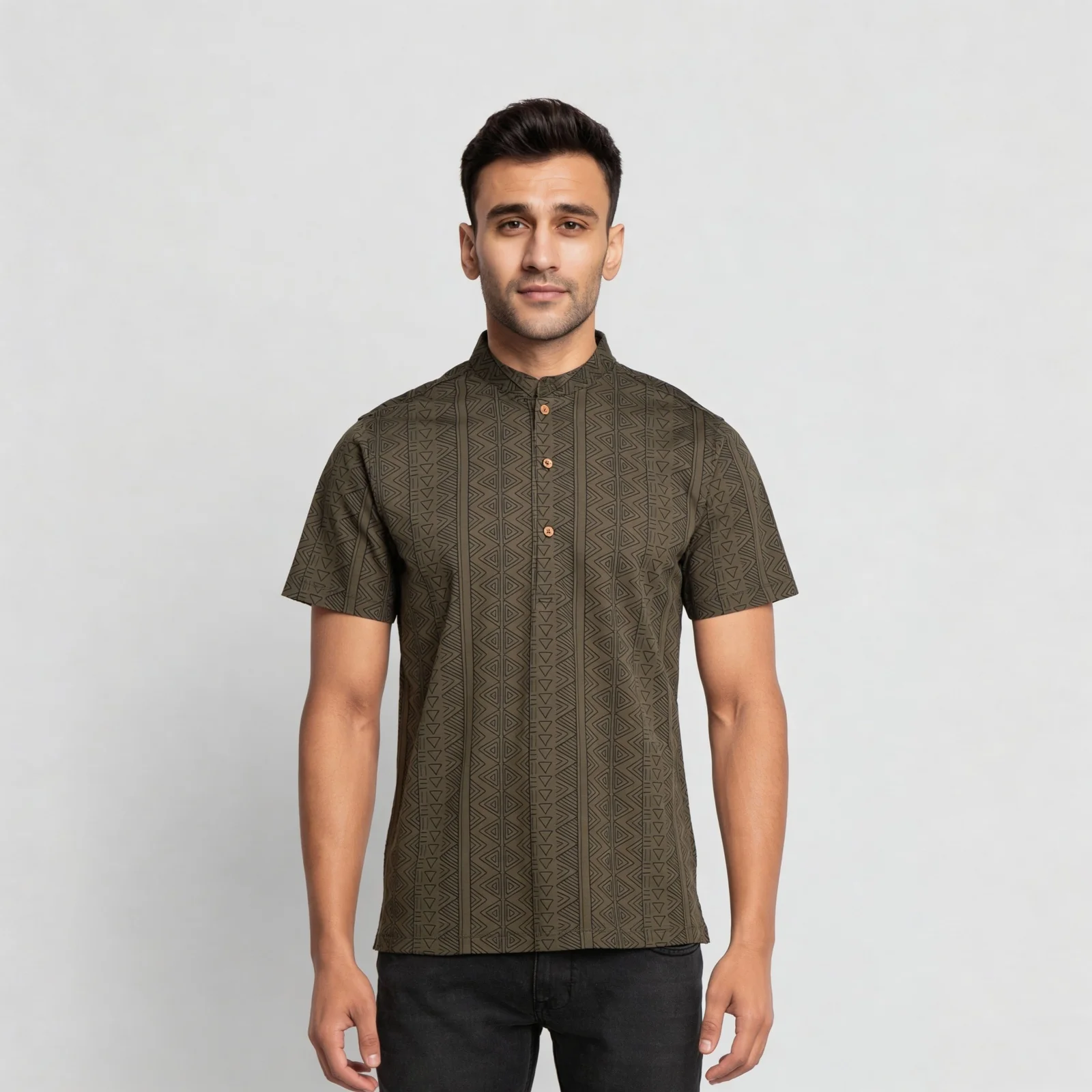 Cotton Printed Short Kurta - Image 2