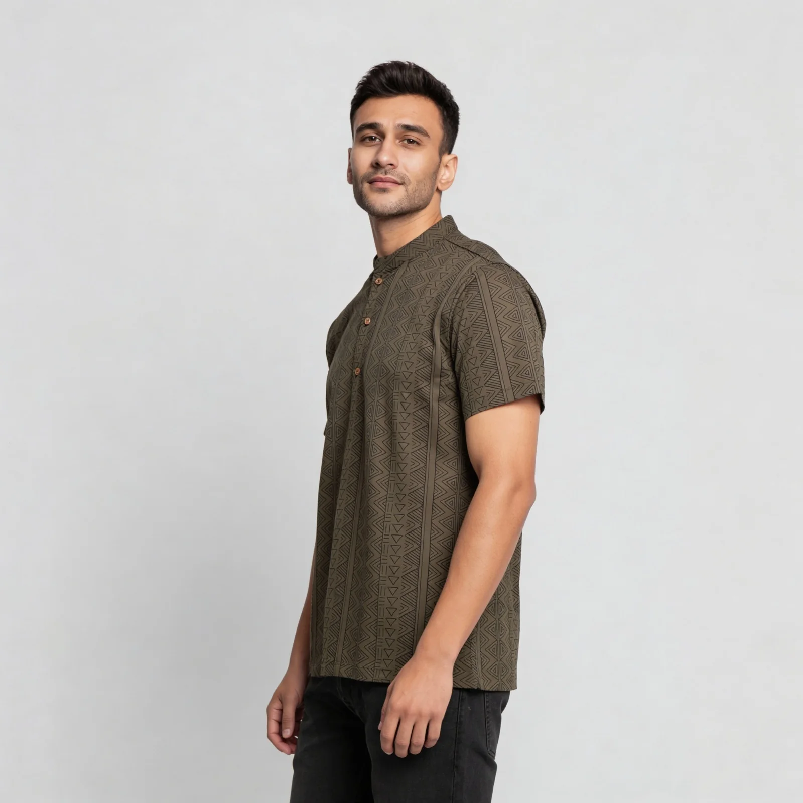 Cotton Printed Short Kurta - Image 5