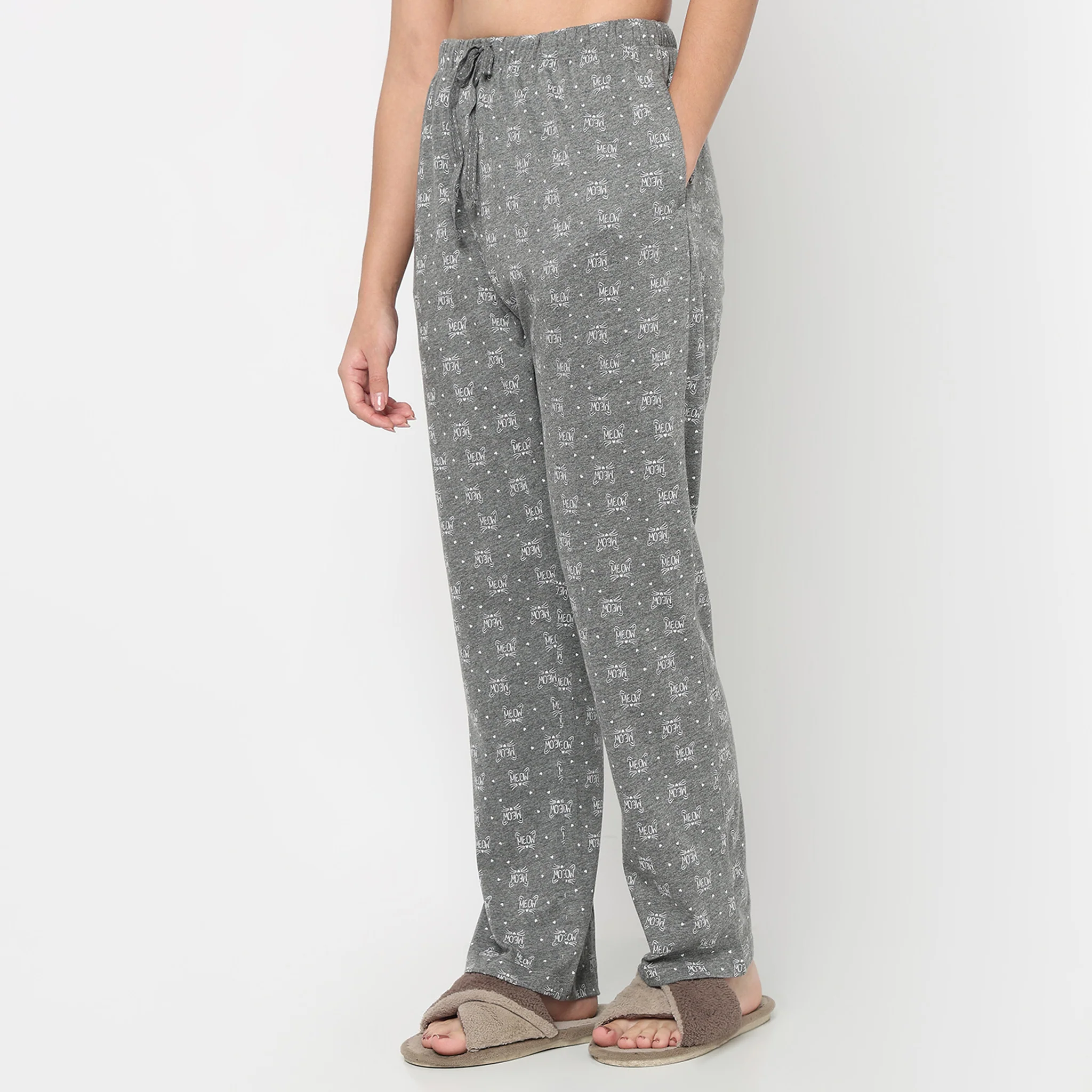 Cotton Printed Lounge Pyjamas - Image 5