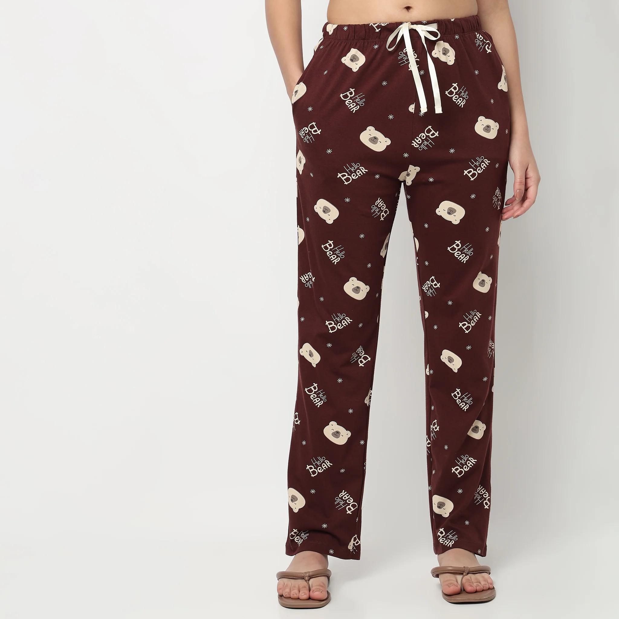 Cotton Printed Lounge Pyjamas - Image 2