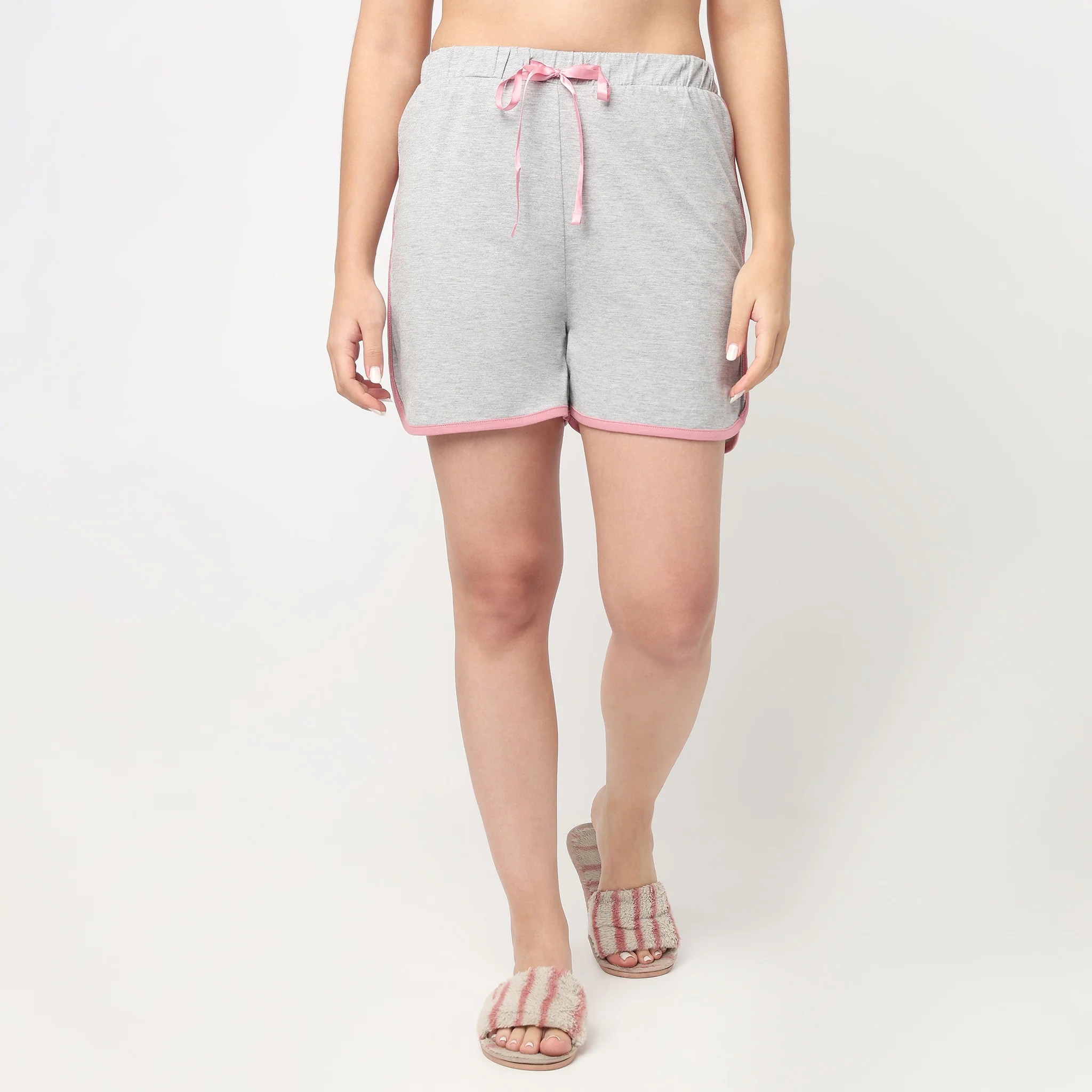 Cotton Printed Lounge Shorts - Image 2