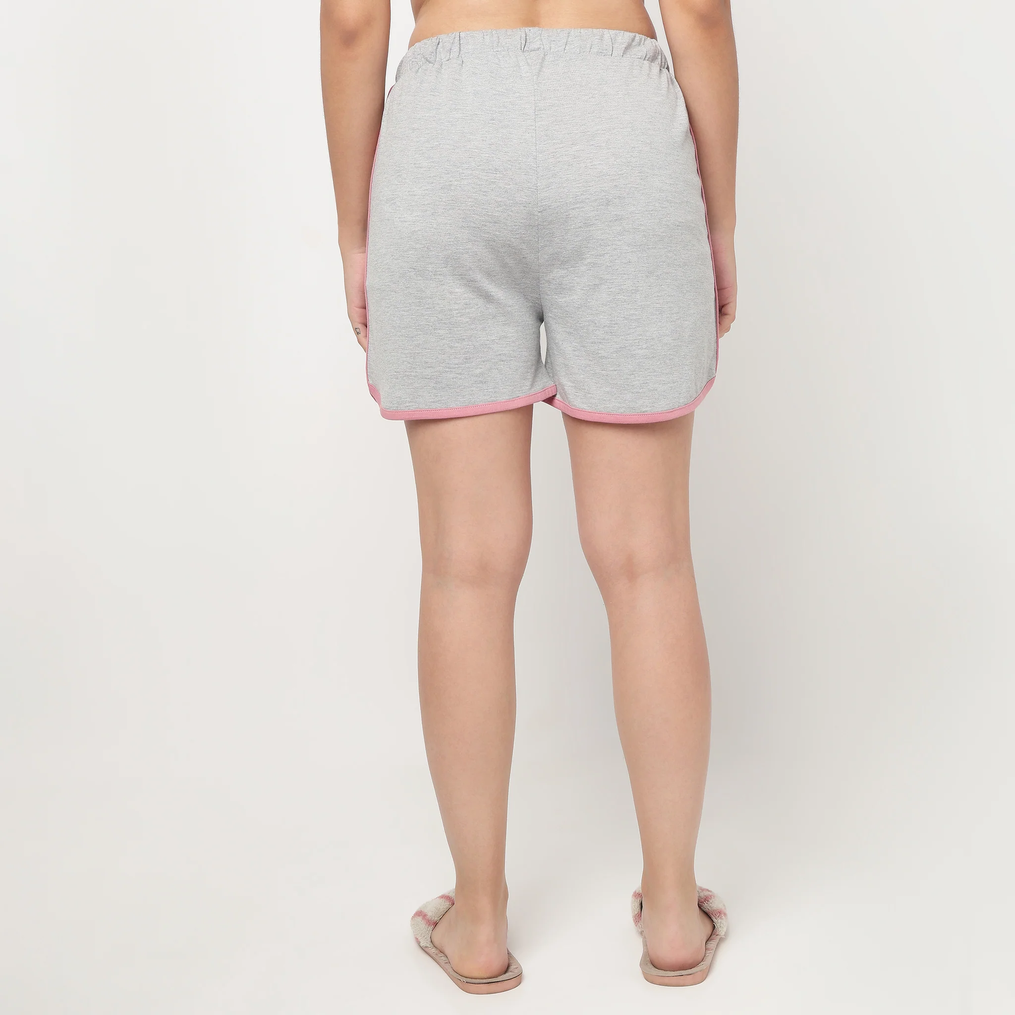 Cotton Printed Lounge Shorts - Image 3