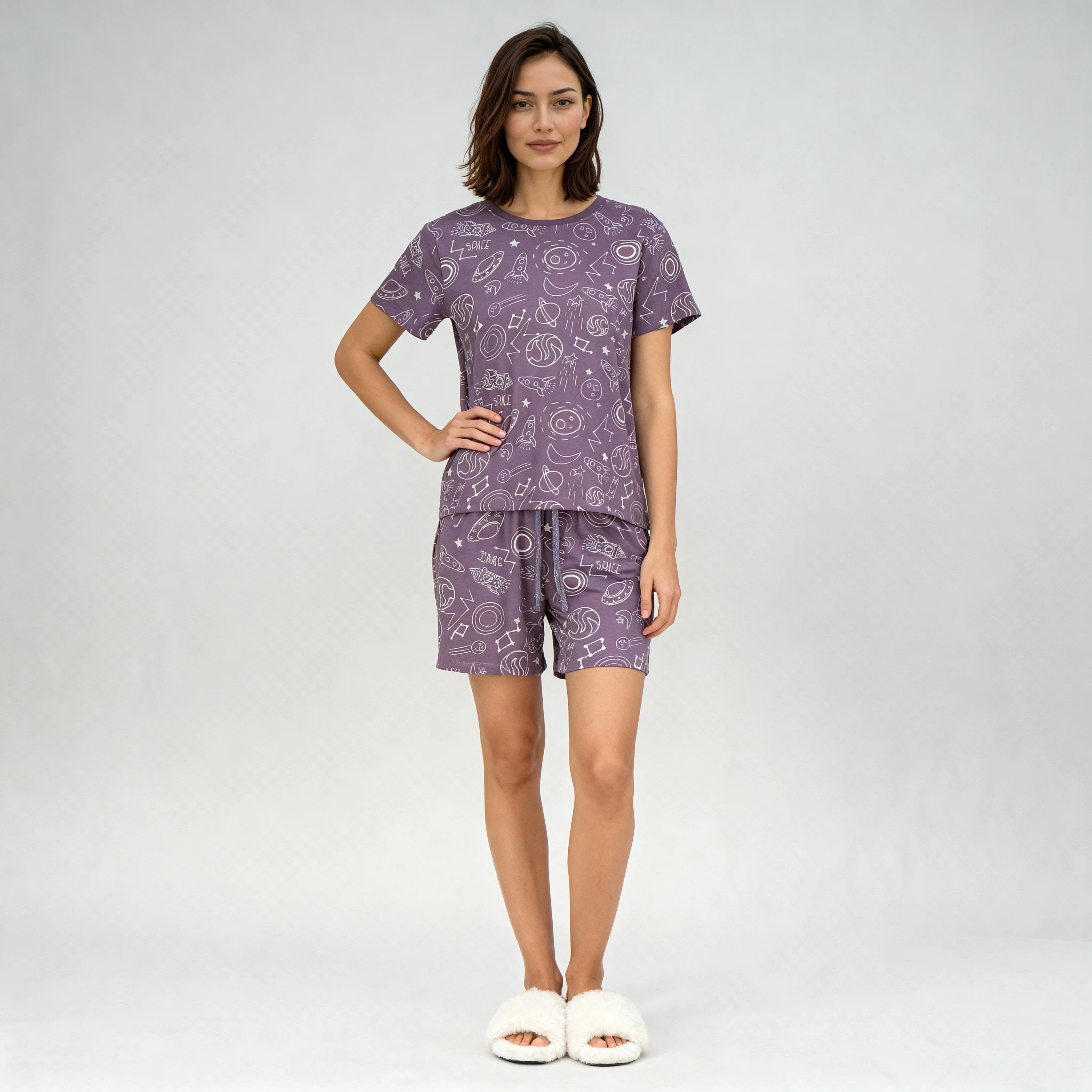 Cotton Printed Lounge T-Shirt