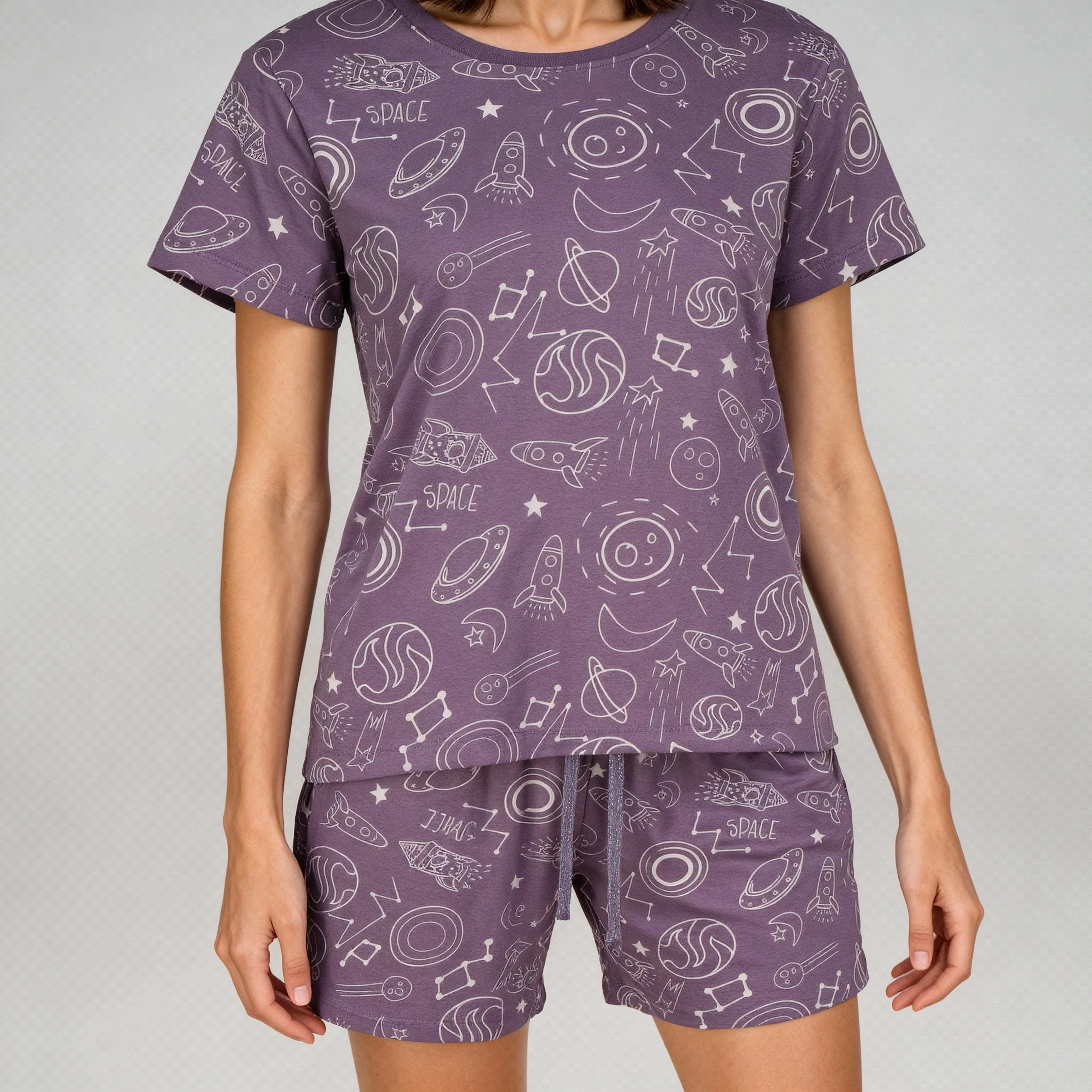 Cotton Printed Lounge T-Shirt - Image 4
