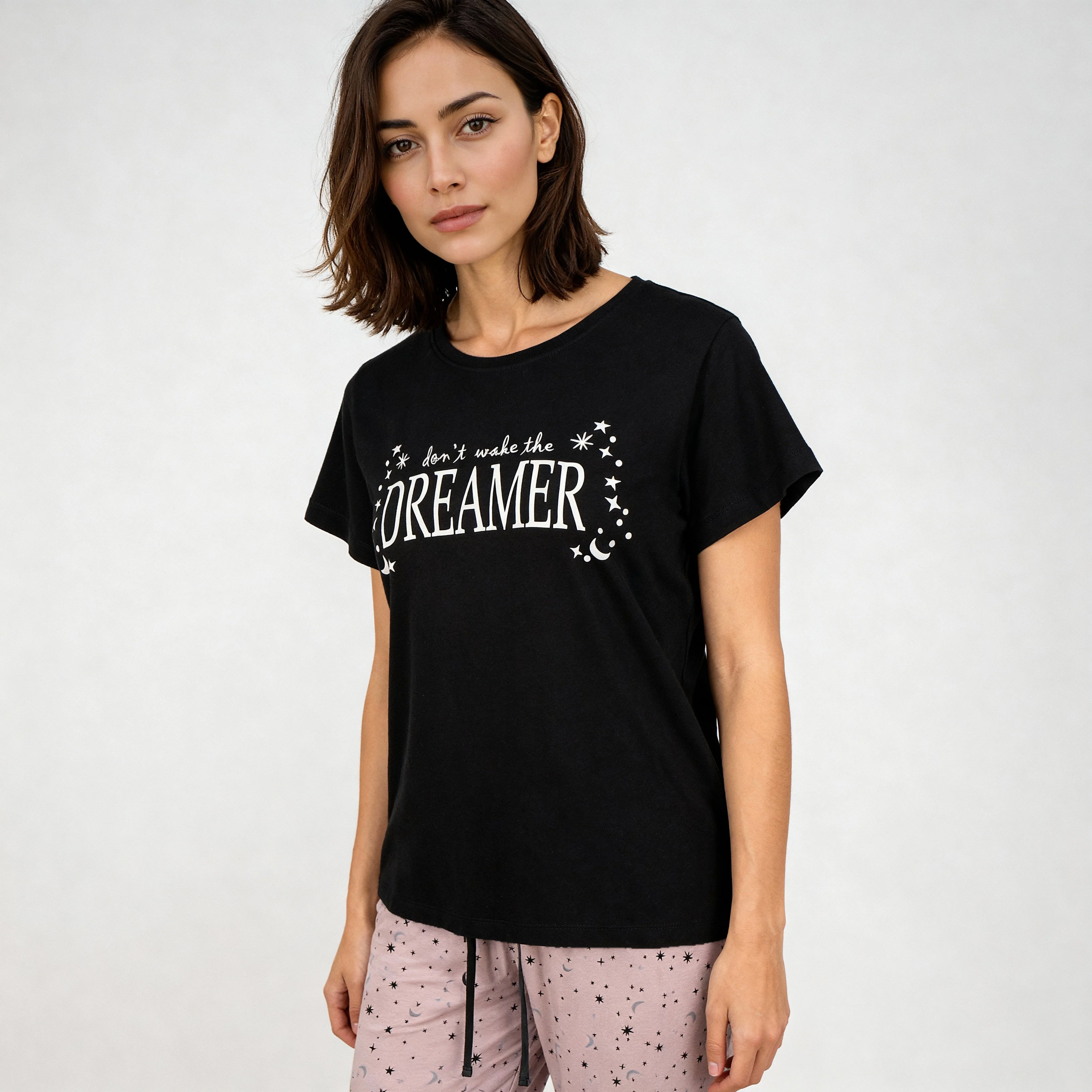 Cotton Printed Lounge T-Shirt - Image 5