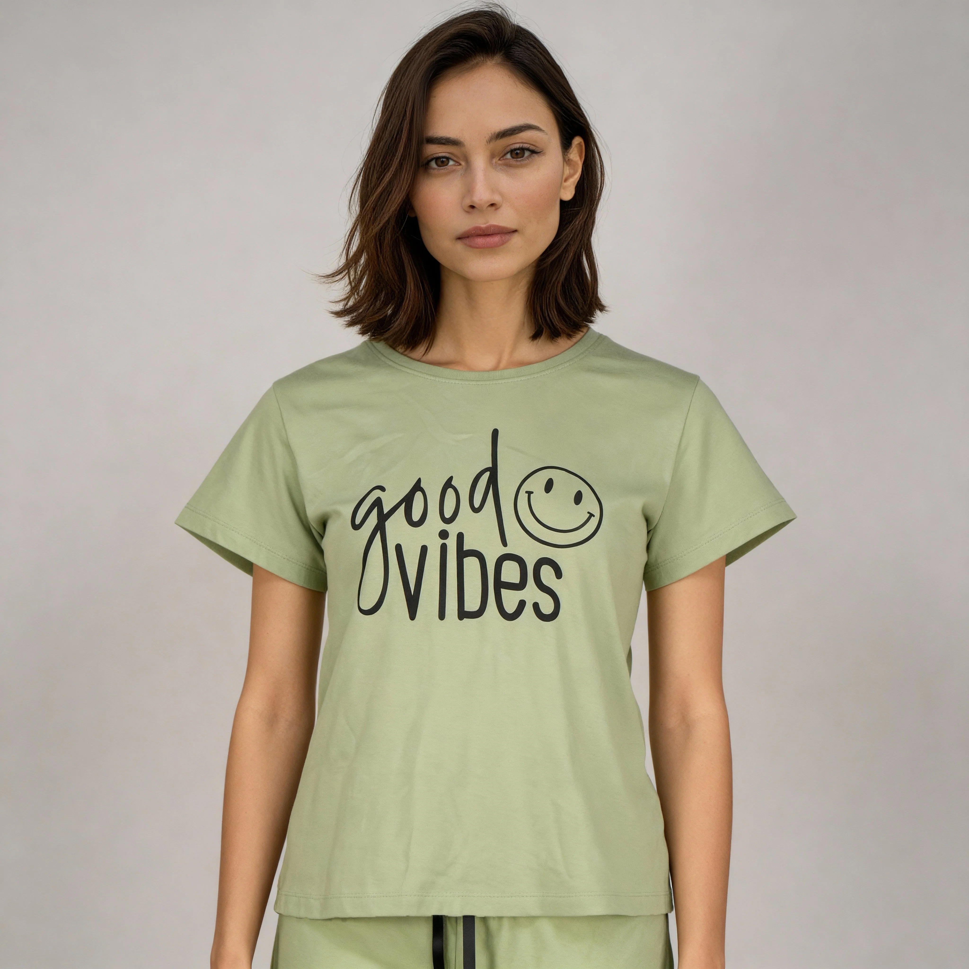 Cotton Printed Lounge T-Shirt - Image 2