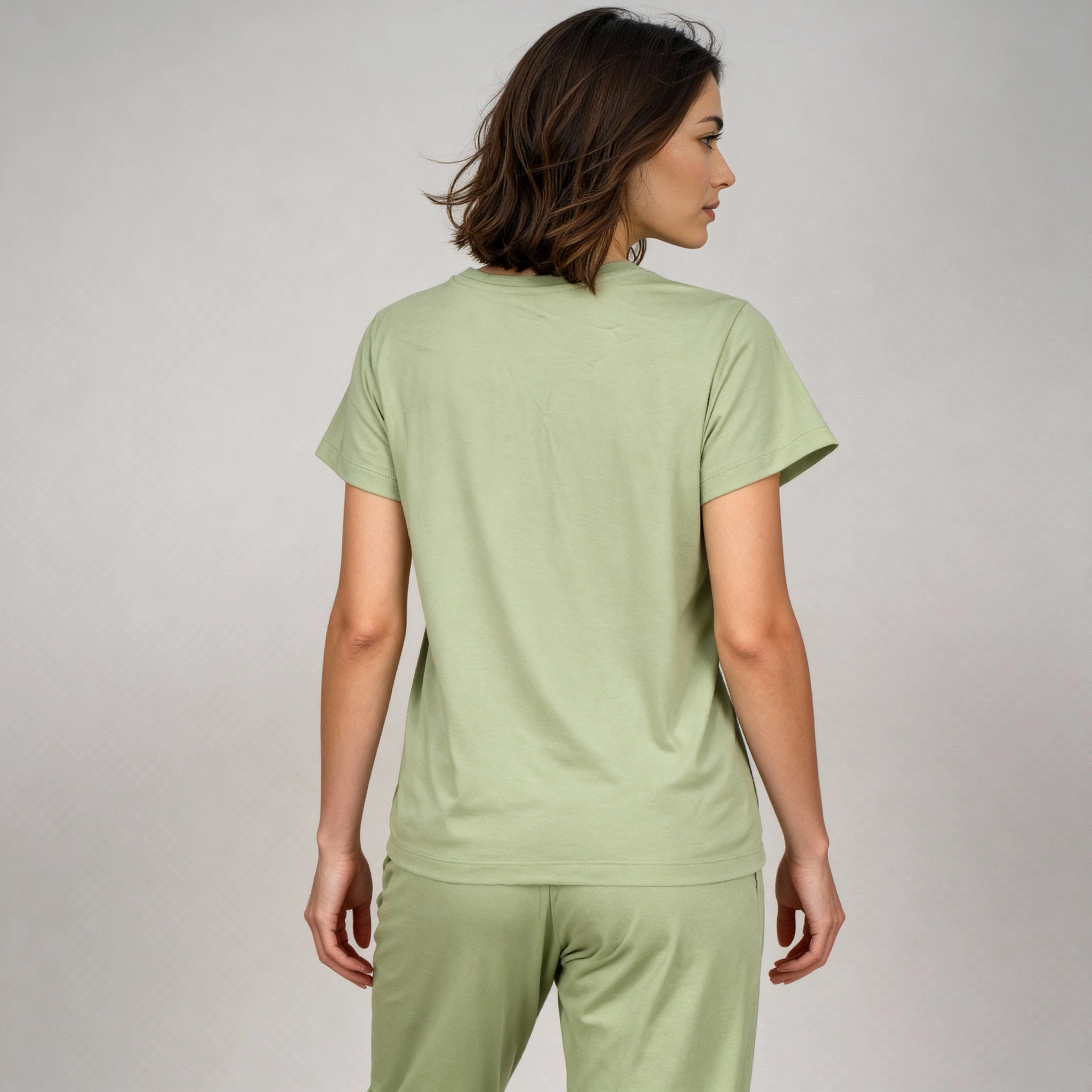 Cotton Printed Lounge T-Shirt - Image 3