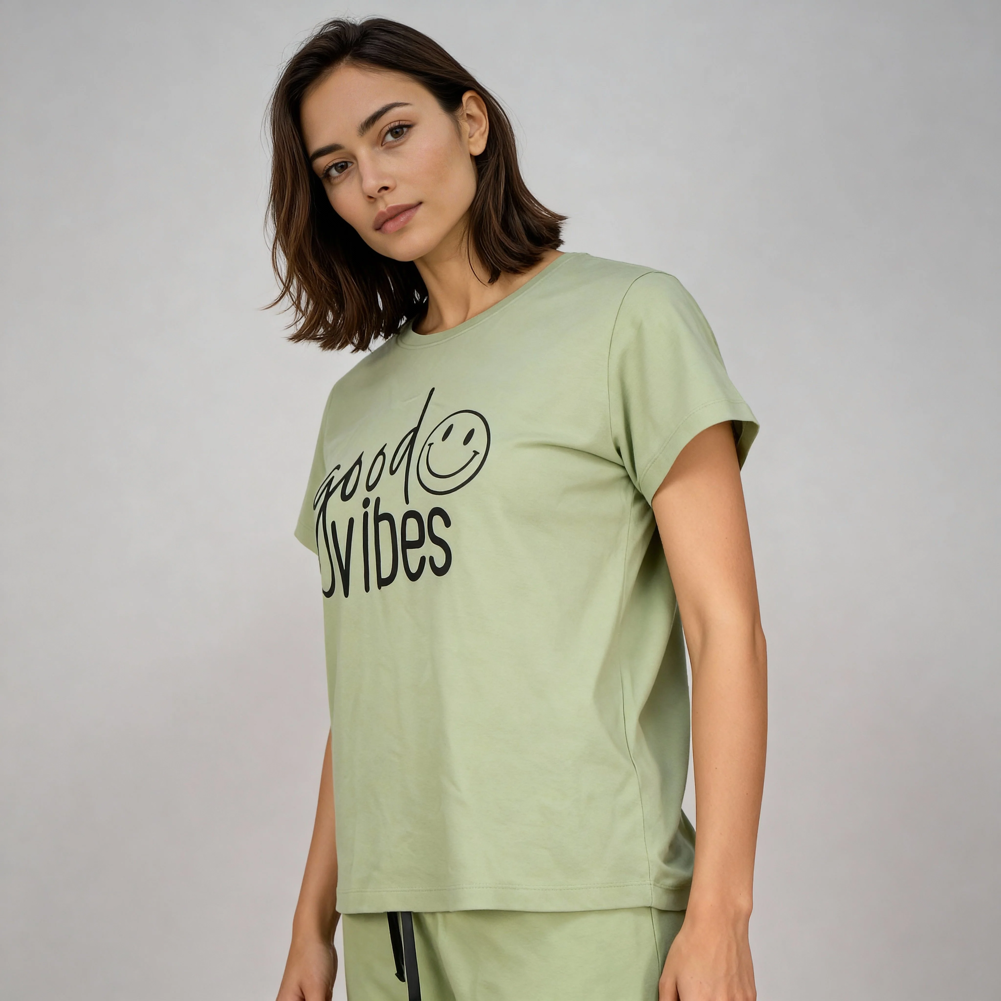 Cotton Printed Lounge T-Shirt - Image 5
